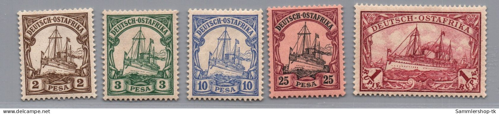 Deutsche Kolonien Dt. Ostafrika Michel Nr. (Lot Aus) 11 - 19 Gestempelt - Africa Orientale Tedesca