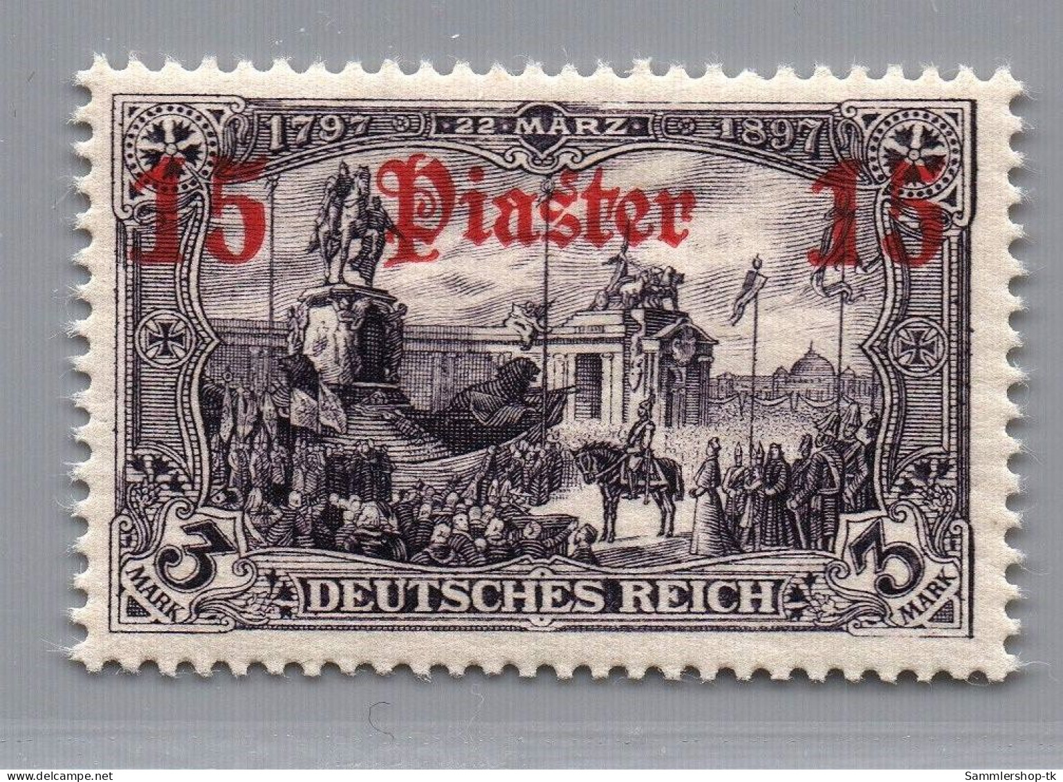 Deutsche Auslandspostämter Türkei Michel-Nr. 34 Postfrisch - Deutsche Post In Der Türkei