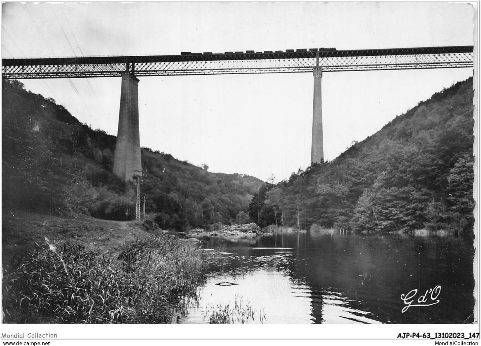 AJPP4-63-0488 -  L'AUVERGNE - LE VIADUC DES FADES - Auvergne Types D'Auvergne