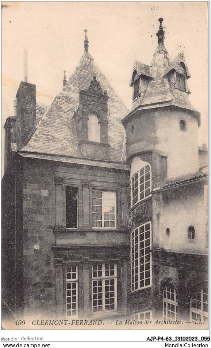 AJPP4-63-0442 - CLERMONT-FERRAND - La Maison Des Architectes - Clermont Ferrand