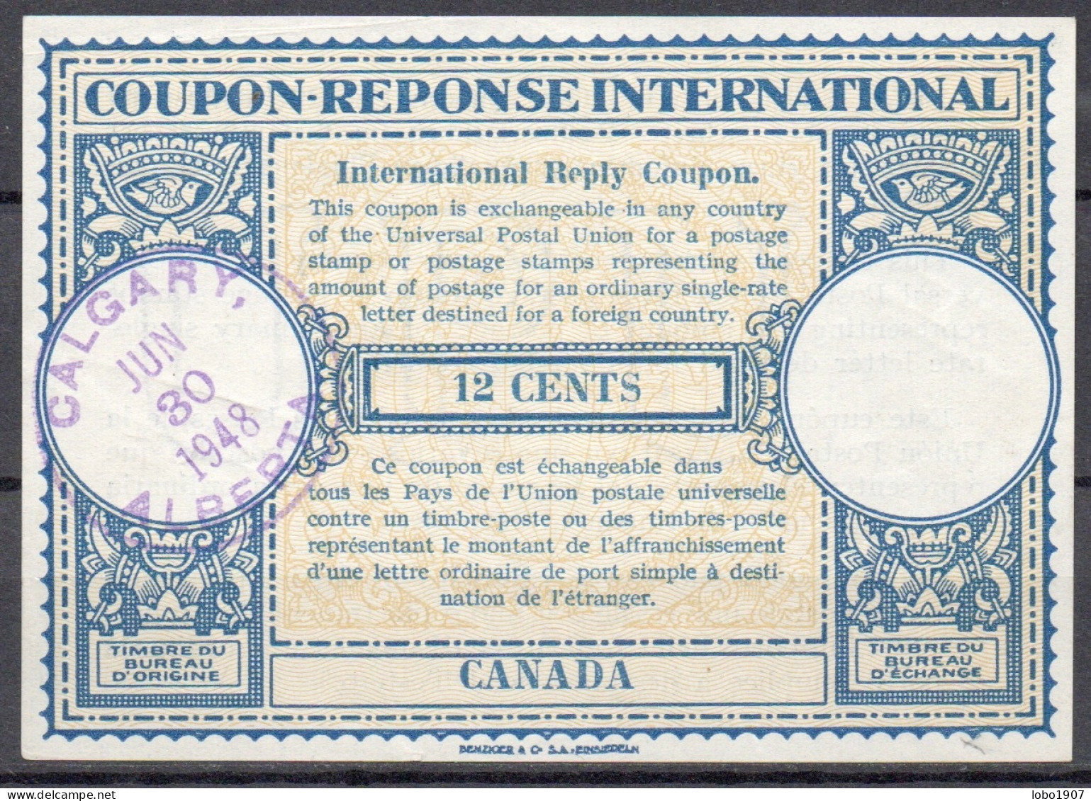 CANADA 1907-2007  Collection of 39 International, Imperial and Commonwealth Reply Coupon Reponse Antwortschein  IRC IAS