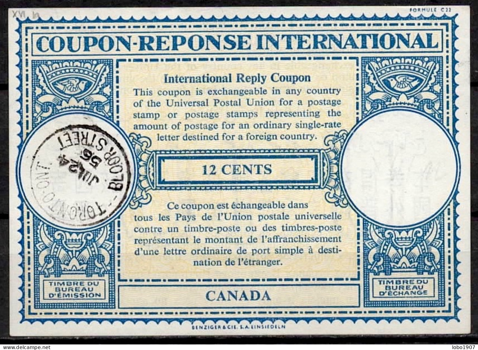 CANADA 1907-2007  Collection of 39 International, Imperial and Commonwealth Reply Coupon Reponse Antwortschein  IRC IAS