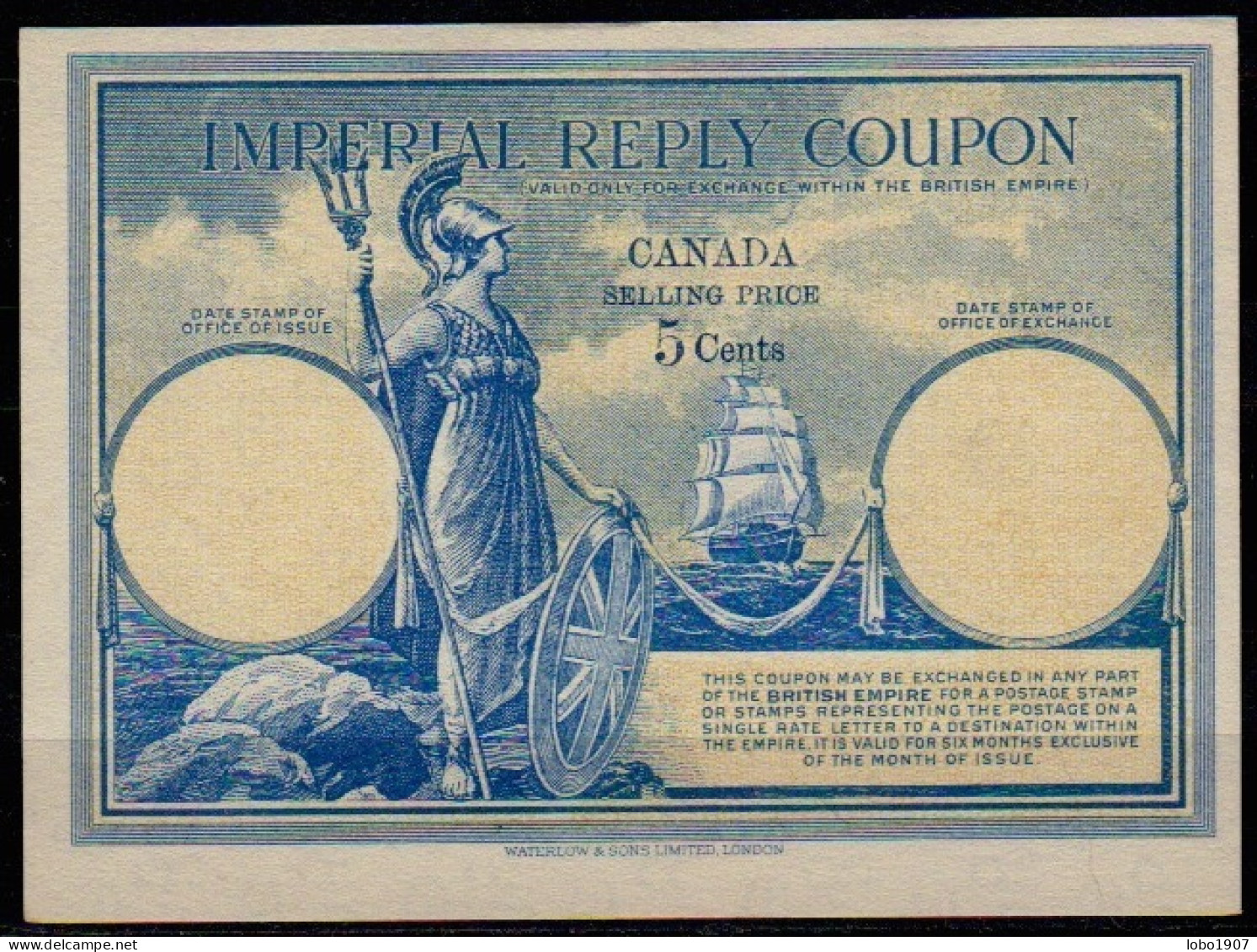 CANADA 1907-2007  Collection of 39 International, Imperial and Commonwealth Reply Coupon Reponse Antwortschein  IRC IAS