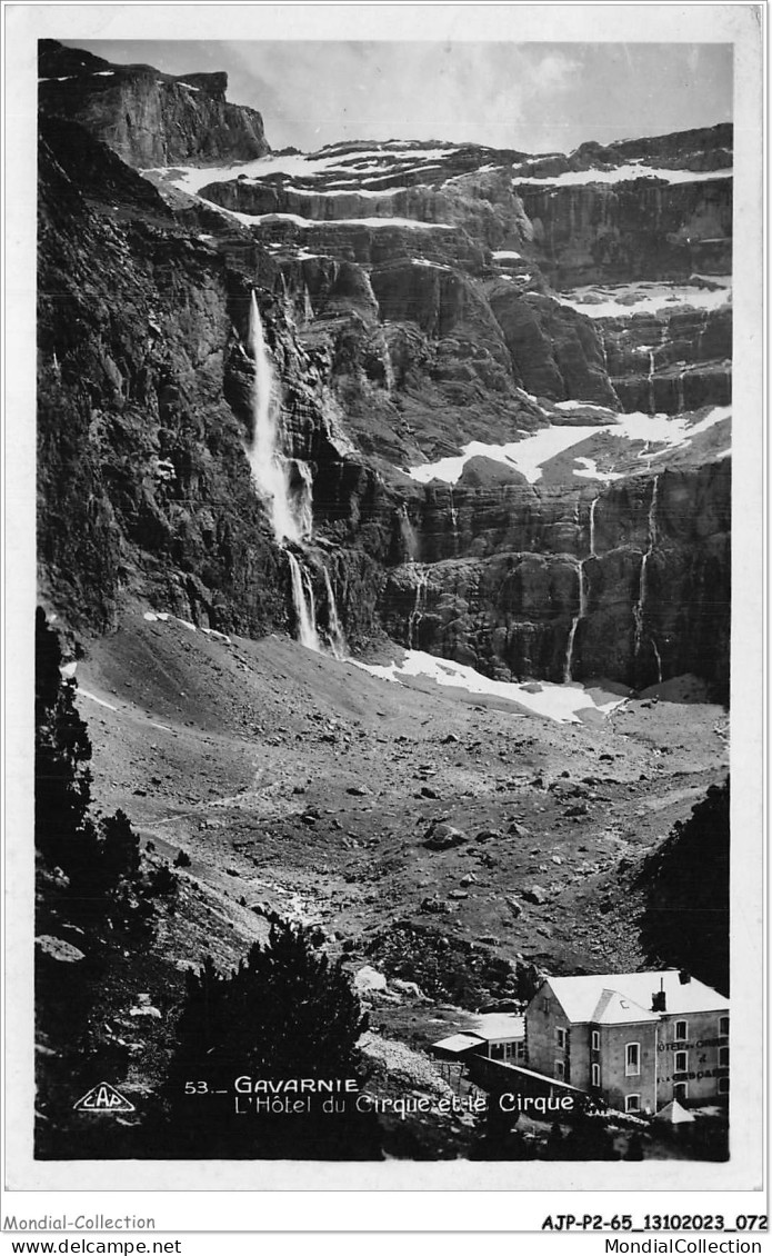 AJPP2-65-0191 - GAVARNIE -  L'hotel Du Cirque Et Le Cirque - Gavarnie