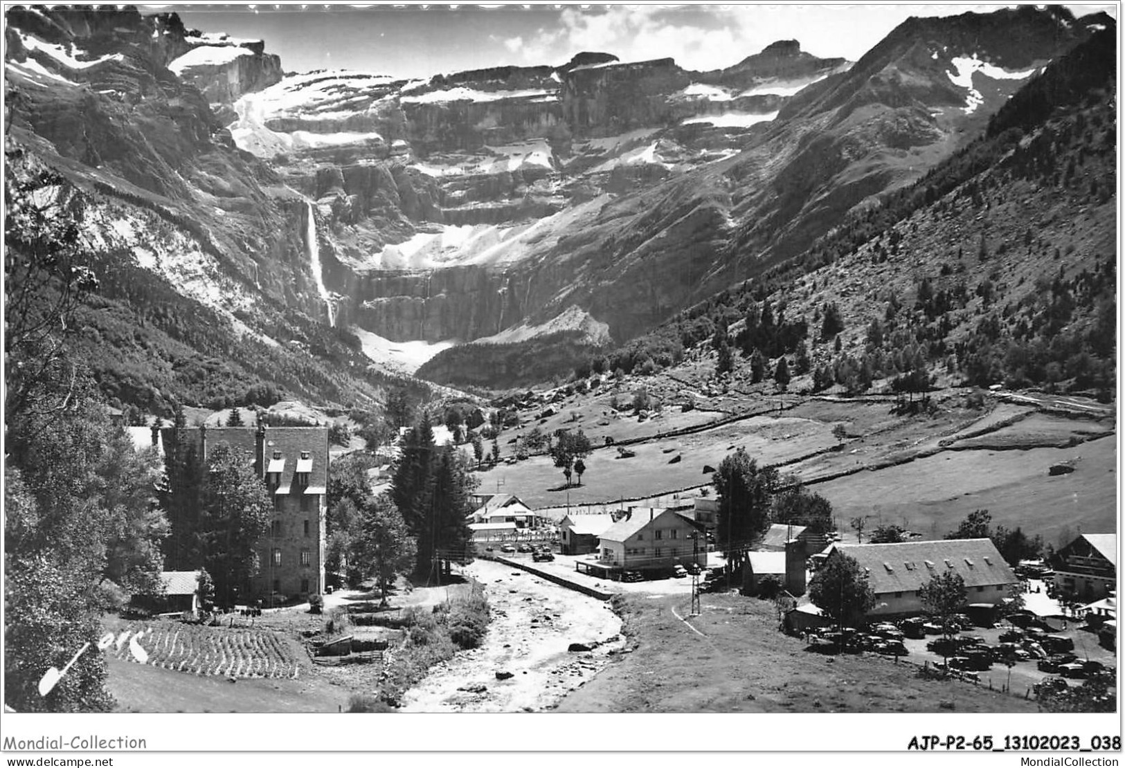 AJPP2-65-0174 - GAVARNIE -  Le Cirque Et Le Gave - Gavarnie