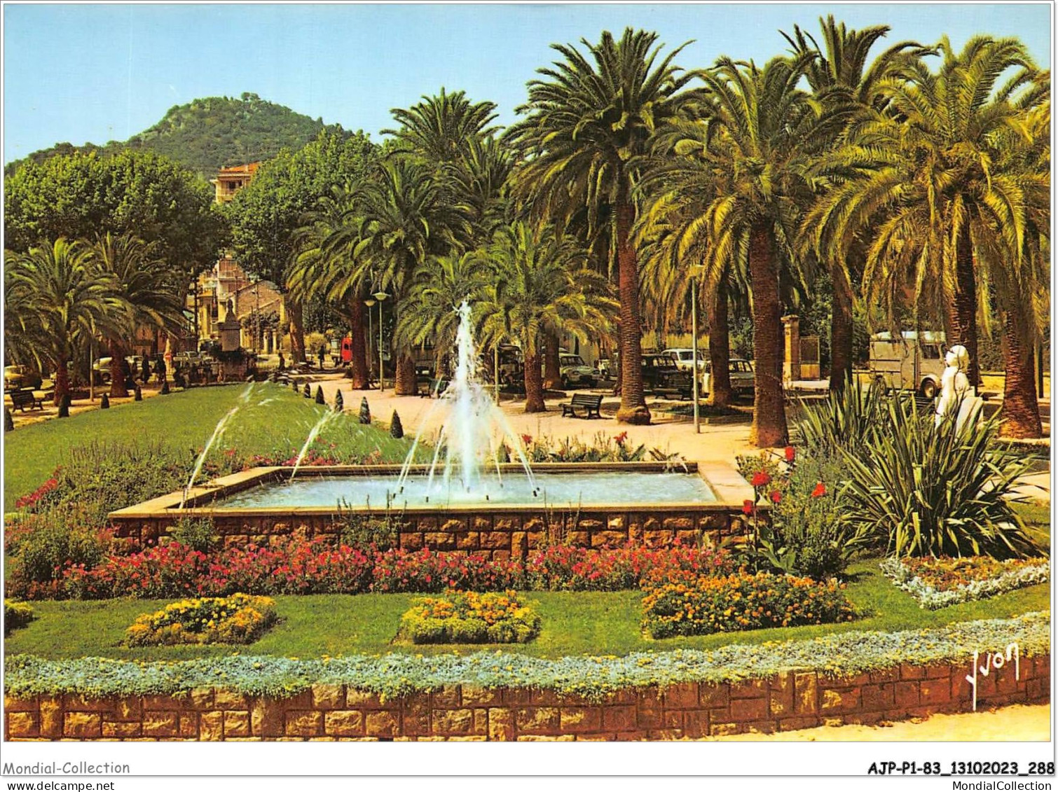 AJPP1-83-0144 - HYERES - Jardin De La Place LAFEVRE - Hyeres