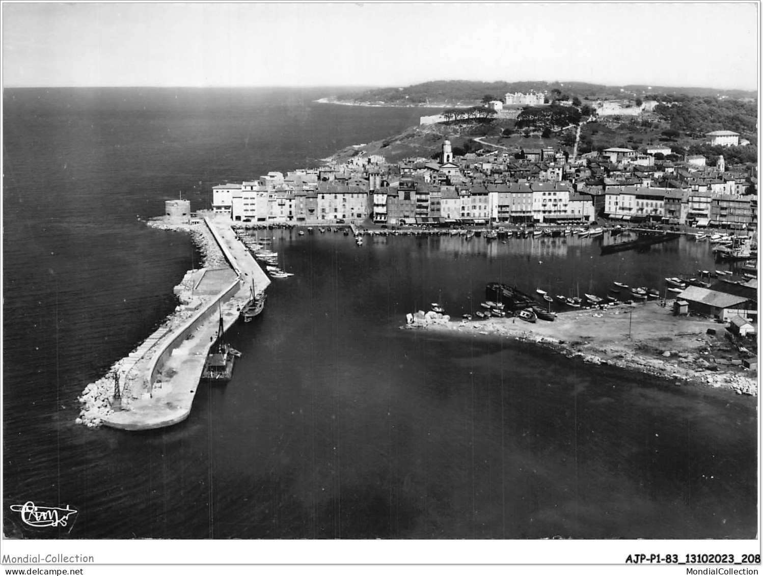 AJPP1-83-0105 - COTE D'AZUR - SAINT-TROPEZ - Vue Panoramique Aerienne - Saint-Tropez