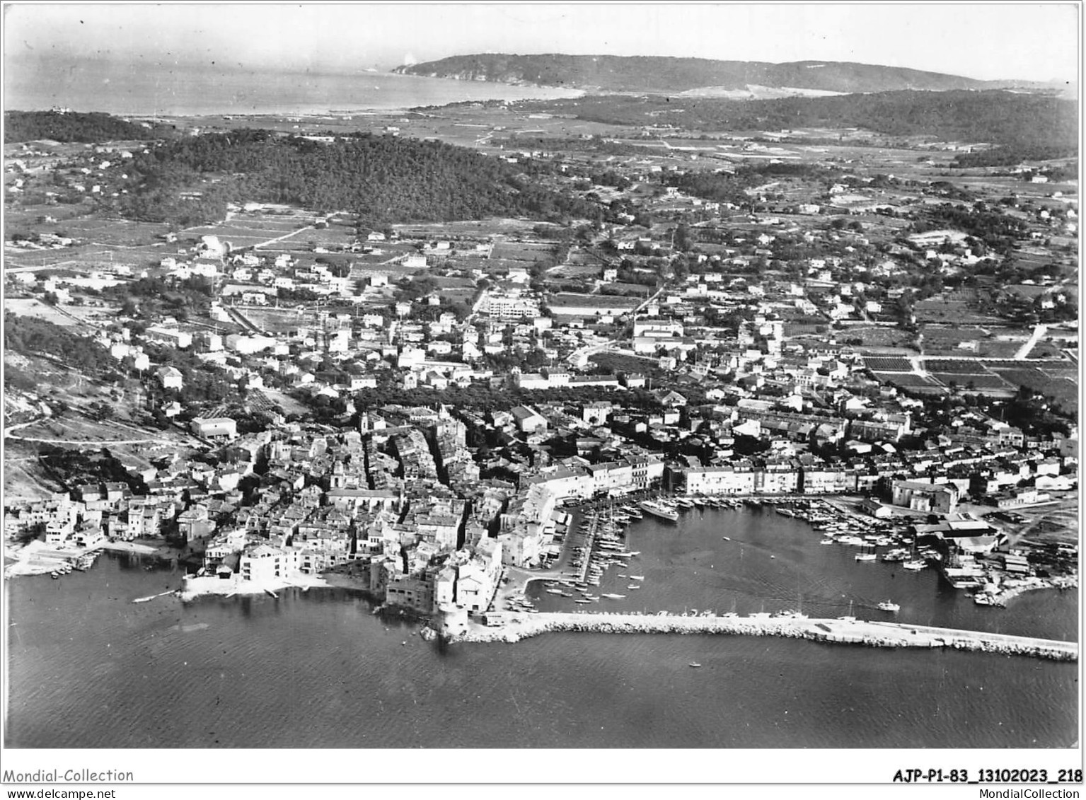 AJPP1-83-0110 - COTE D'AZUR - SAINT-TROPEZ - Vue Aerienne D'ensemble - Saint-Tropez