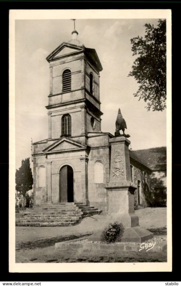 22 - ST-JACUT-DE-LA-MER - L'EGLISE ET LE MONUMENT AUX MORTS - Saint-Jacut-de-la-Mer