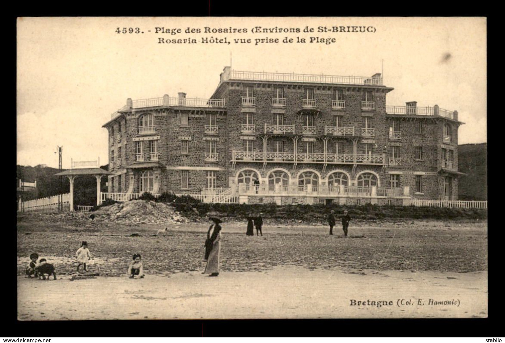 22 - ST-BRIEUC - PLAGE DES ROSAIRES - LE ROSARIA-HOTEL  - Saint-Brieuc