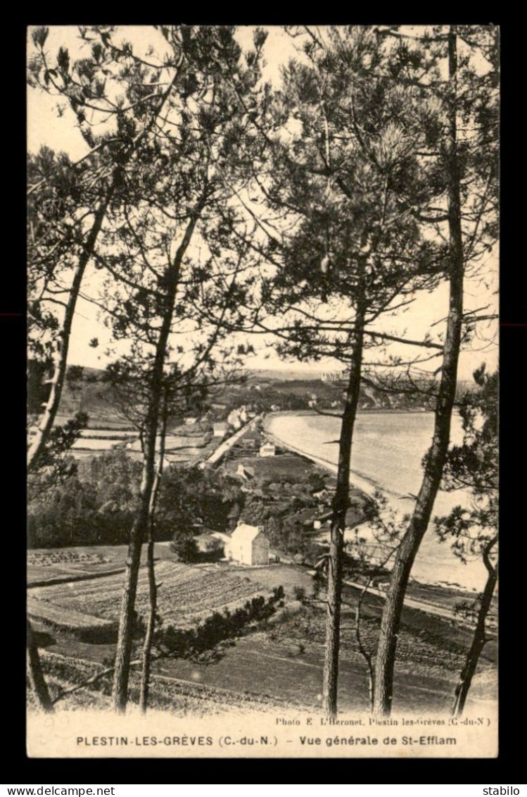 22 - PLESTIN-LES-GREVES - VUE GENEALE DE ST-EFFLAM - Plestin-les-Greves