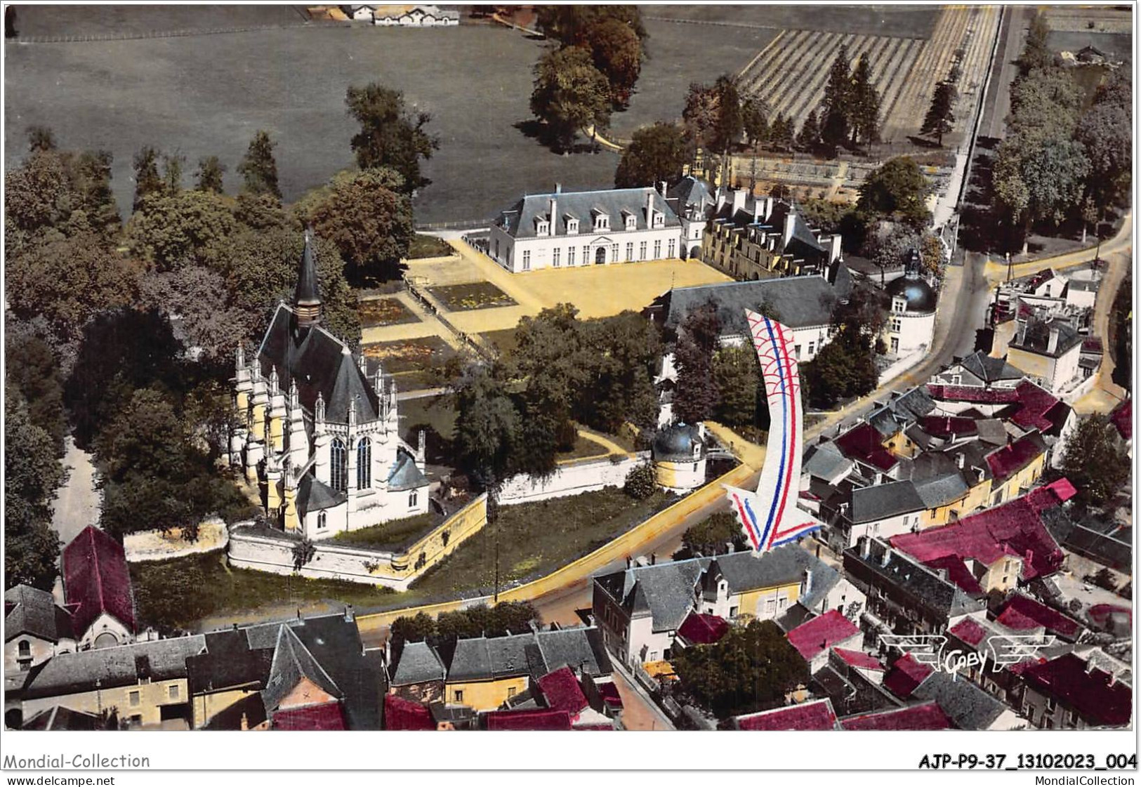 AJPP9-37-0899 - CHAMPIGNY-SUR-VEUDRE - La Sainte-chapelle Et Le Chateau - Champigny-sur-Veude