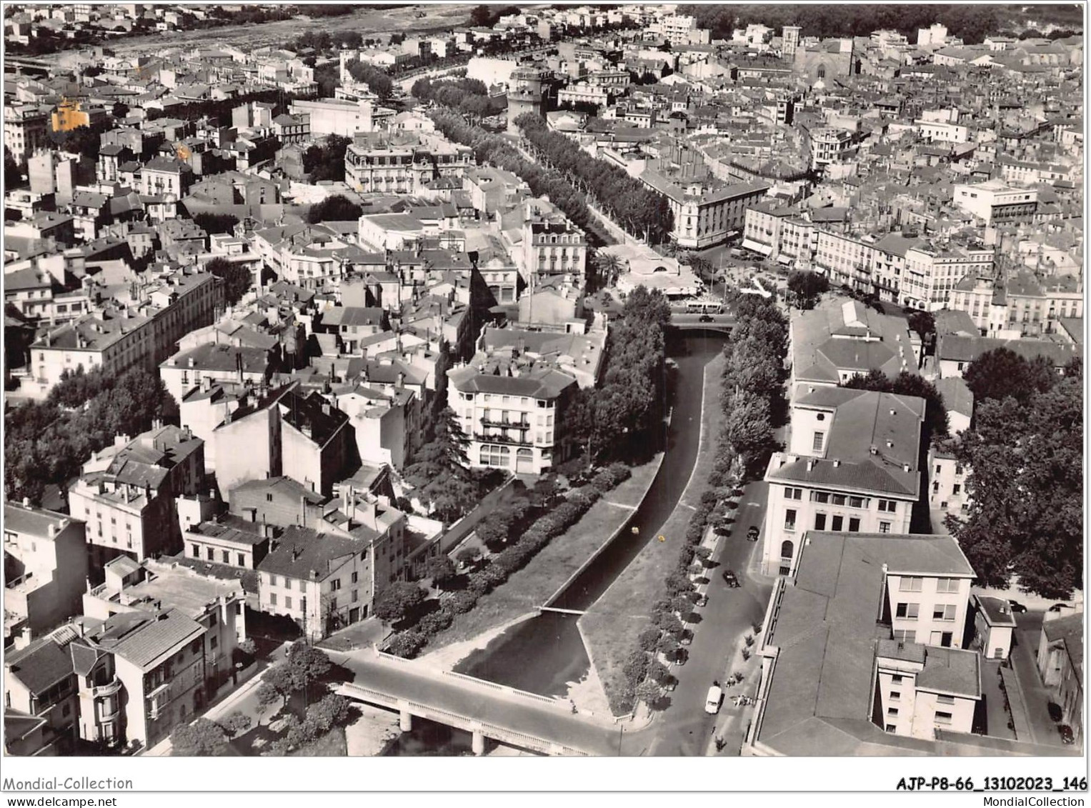 AJPP8-66-0878 - PERPIGNAN - Vue Aerienne - La Basse - Perpignan