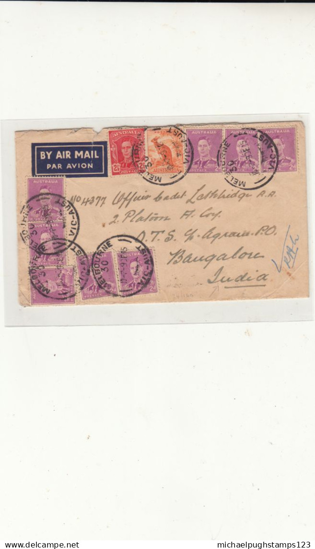 Australia / Airmail / India - Other & Unclassified