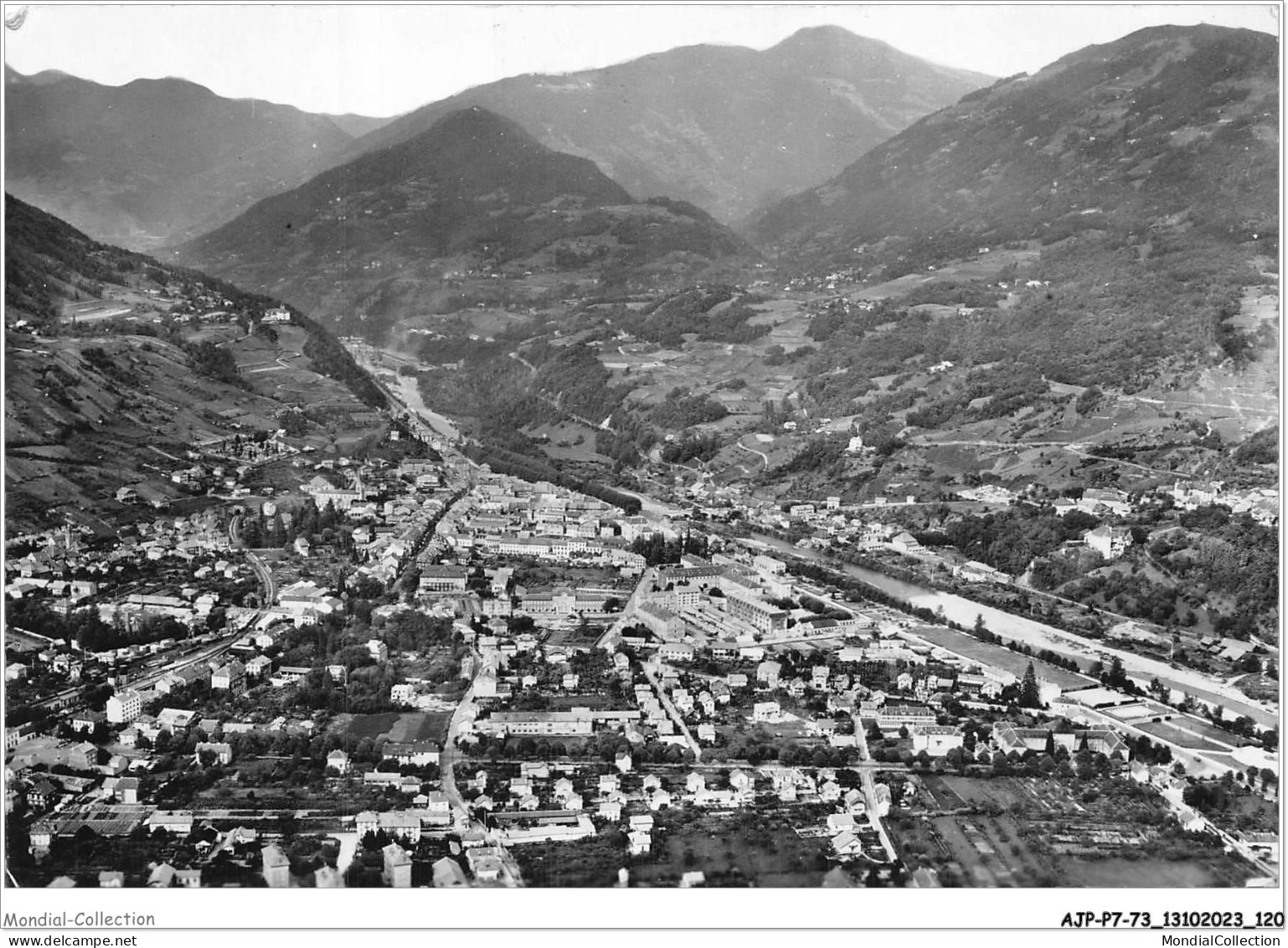 AJPP7-73-0765 - ALBERTVILLE - Et Ses Montagnes - Vue Generale Aerienne - Albertville