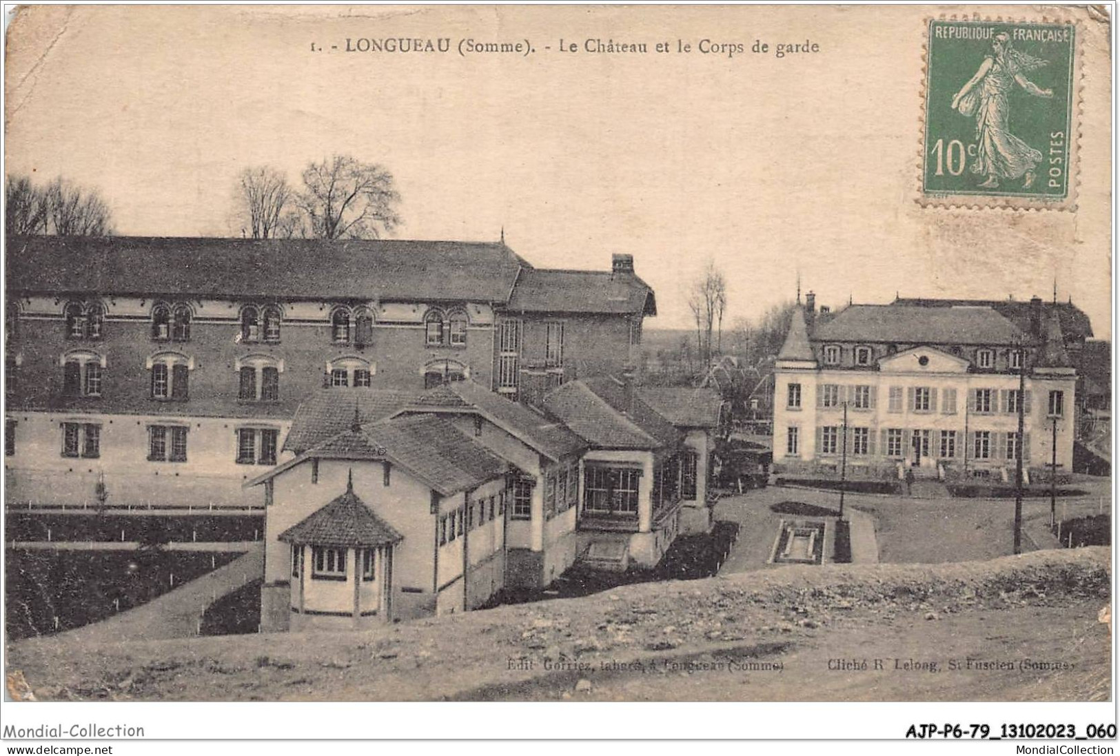 AJPP6-80-0658 - LONGUEAU - Le Chateau Et Le Corps De Garde - Longueau