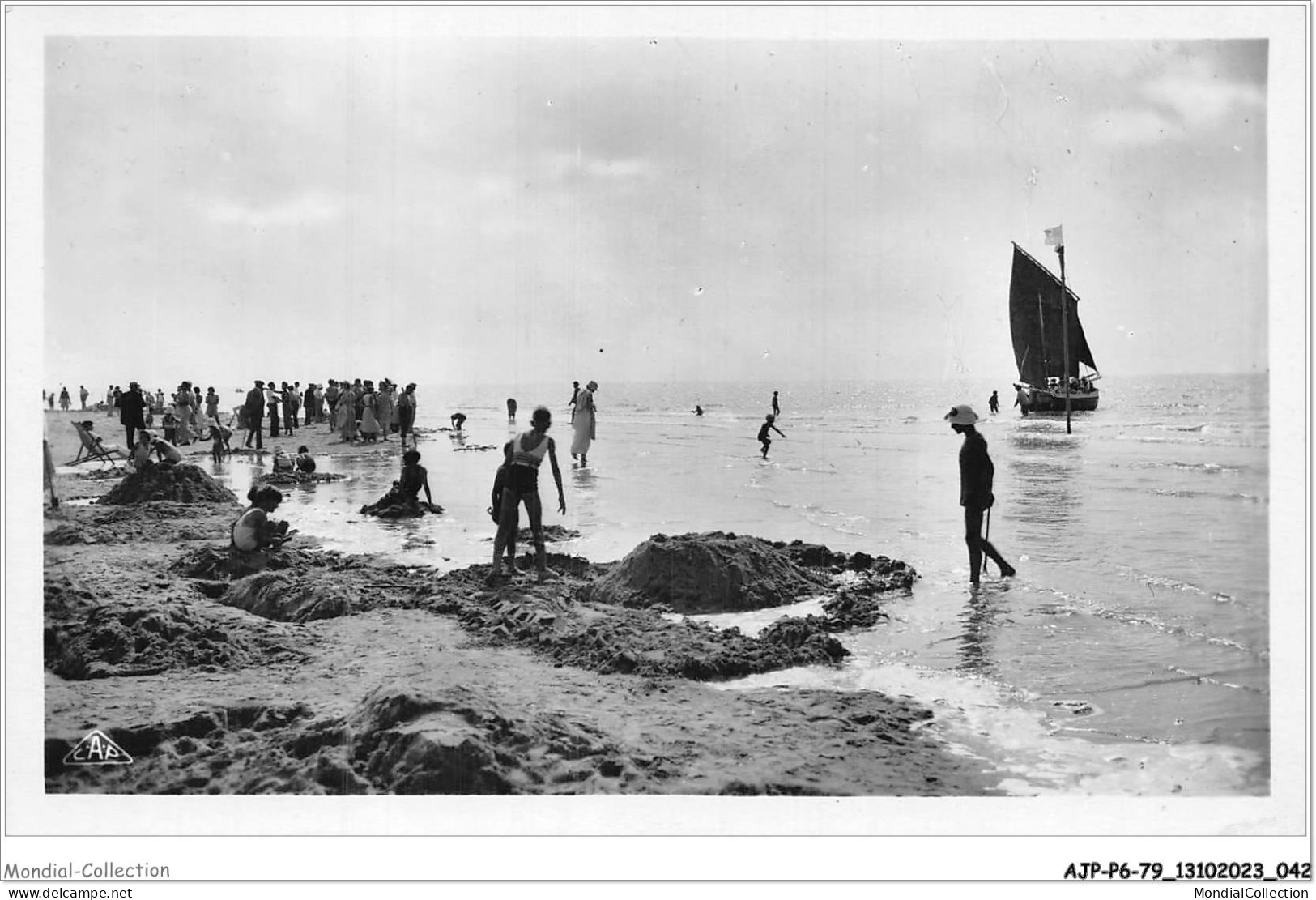 AJPP6-80-0649 - FORT-MAHON - Jeux D'enfants Sur La Plage - Fort Mahon