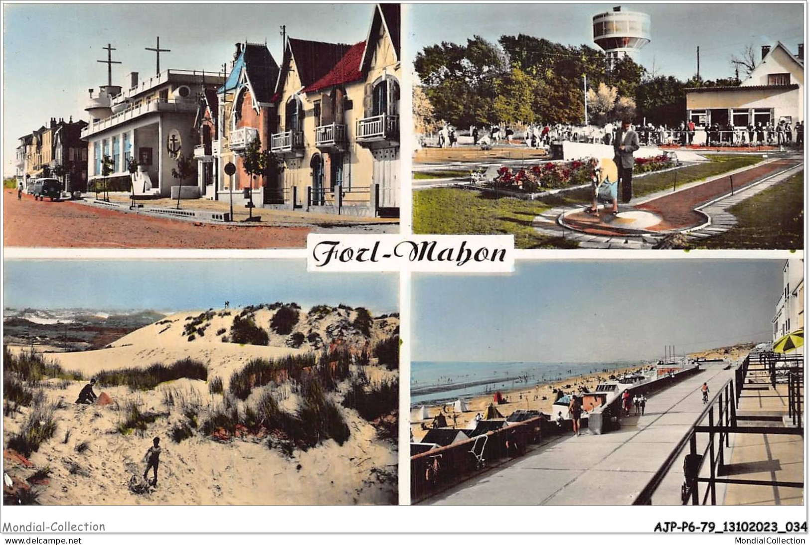 AJPP6-80-0645 - FORT-MAHON - Le Casino - Le Golf Miniature - Les Dunes - La Digue - Fort Mahon