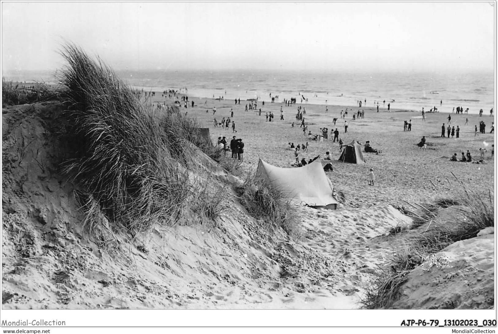 AJPP6-80-0643 - LA MOLLIERE CAYEUX - Les Dunes Et La Plage - Cayeux Sur Mer