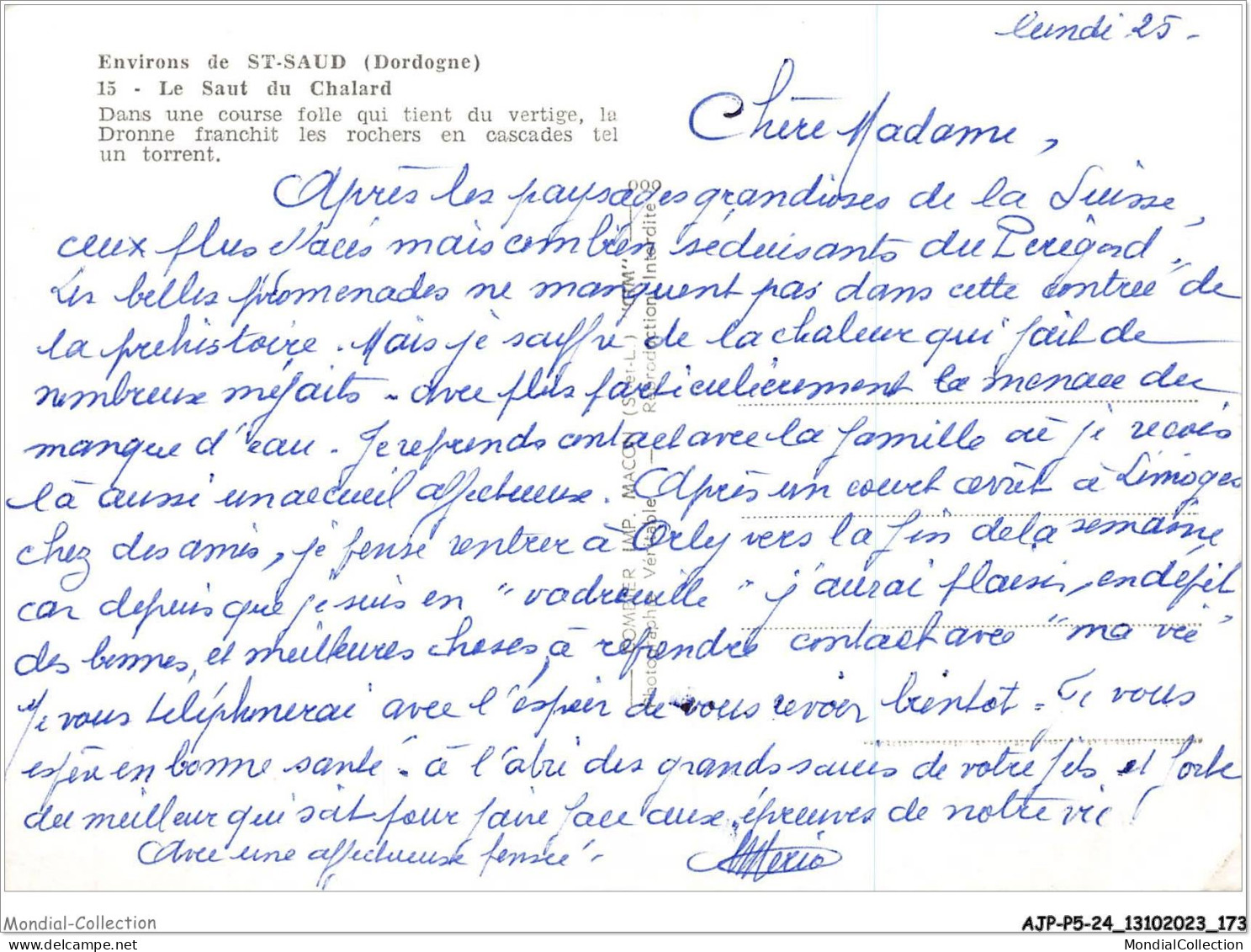 AJPP5-24-0616 - Environs De ST-SAUD - Le Saut Du Chalard - Autres & Non Classés