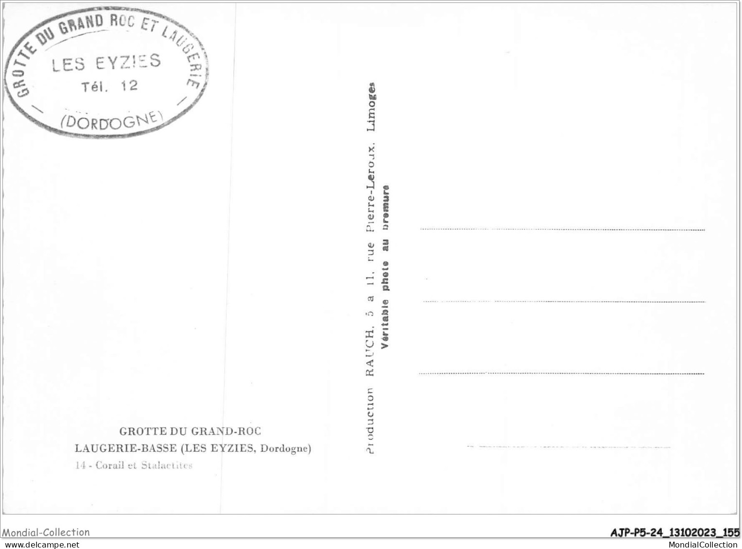AJPP5-24-0607 - GROTTE DU GRAND-ROC - LAUGERIE-BASSE - Corail Et Stalactites - Les Eyzies