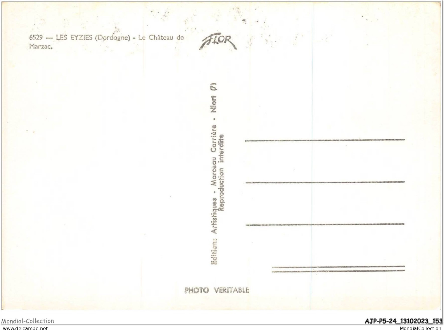 AJPP5-24-0606 - LES EYZIES - Le Chteau De Marzac - Les Eyzies