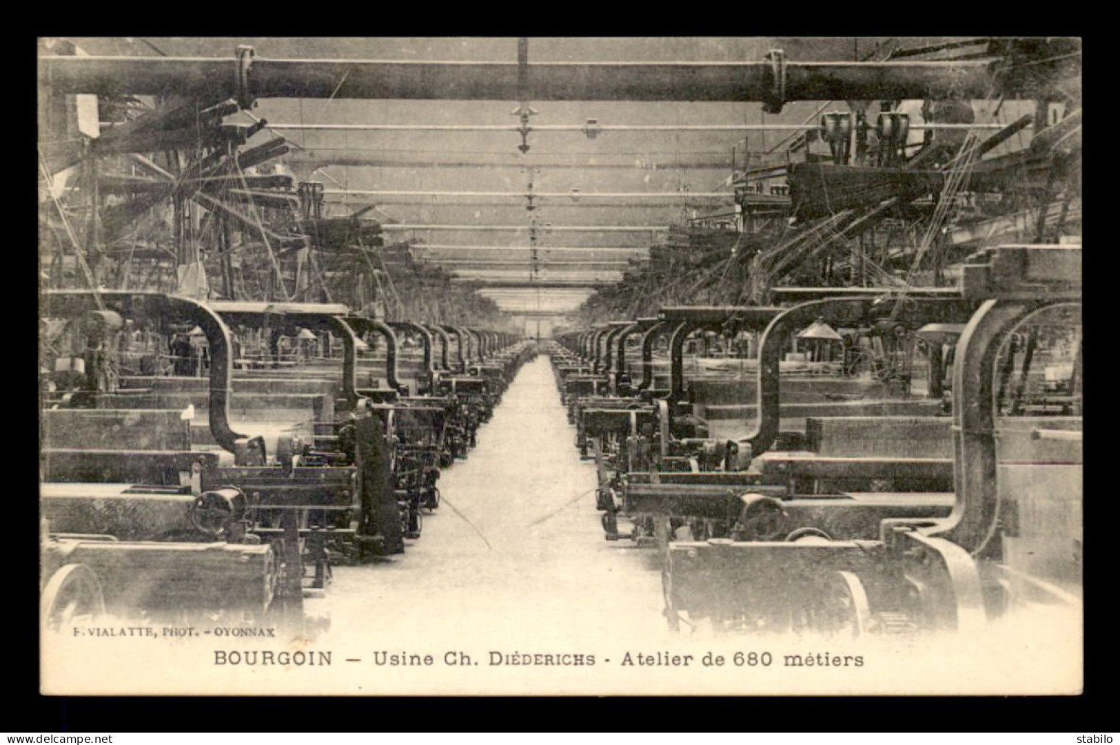 38 - BOURGOIN - USINE CH. DIEDERICHS - ATELIER DE 680 METIERS - Bourgoin