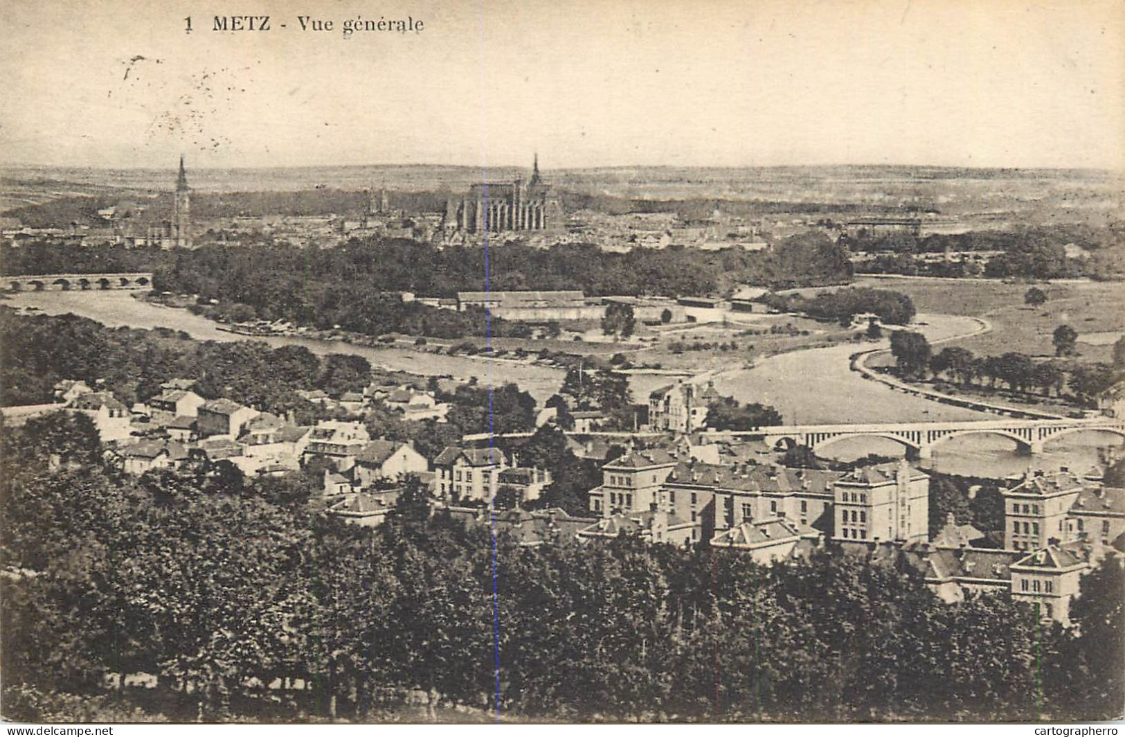 CPA France Metz Panorama - Metz