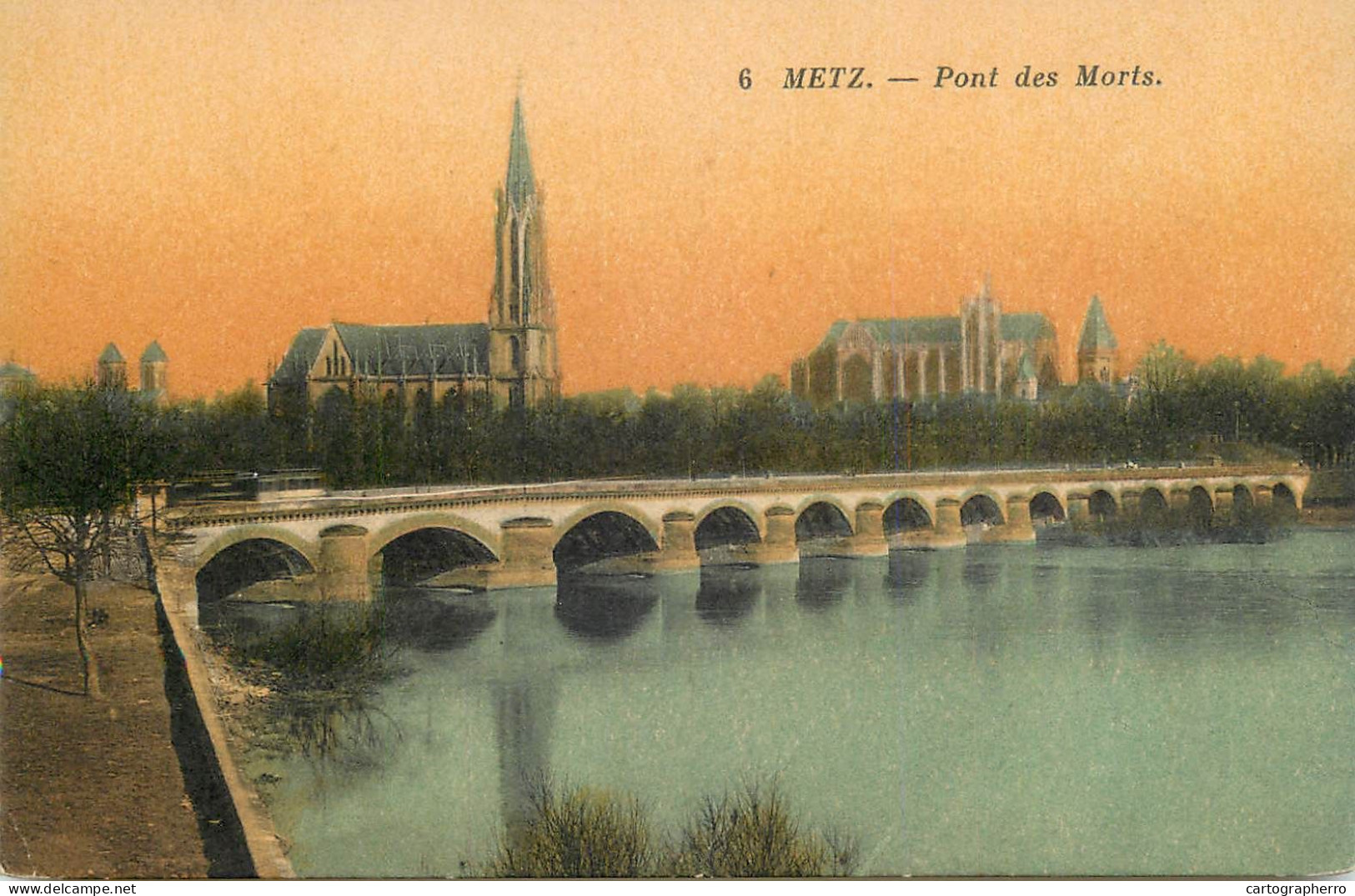 CPA France Metz Pont Des Morts - Metz