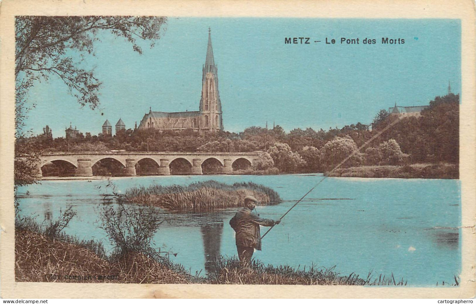 CPA France Metz Pont Des Morts - Metz