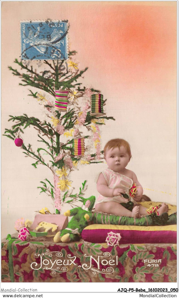 AJQP5-0461 - BEBE - JOYEUX NOEL  - Bébés