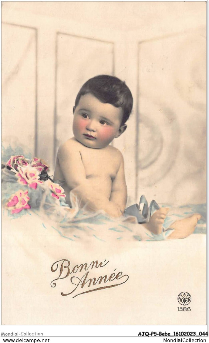 AJQP5-0458 - BEBE - BONNE ANNEE  - Bébés