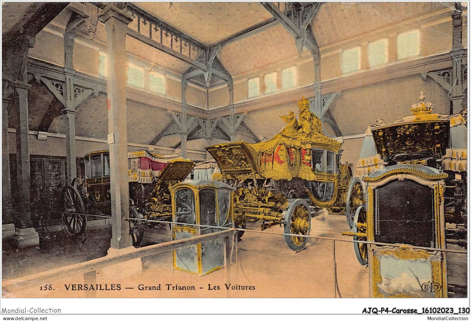 AJQP4-0425 - CAROSSE - VERSAILLES - GRAND TRIANON - LES VOITURES  - Andere & Zonder Classificatie