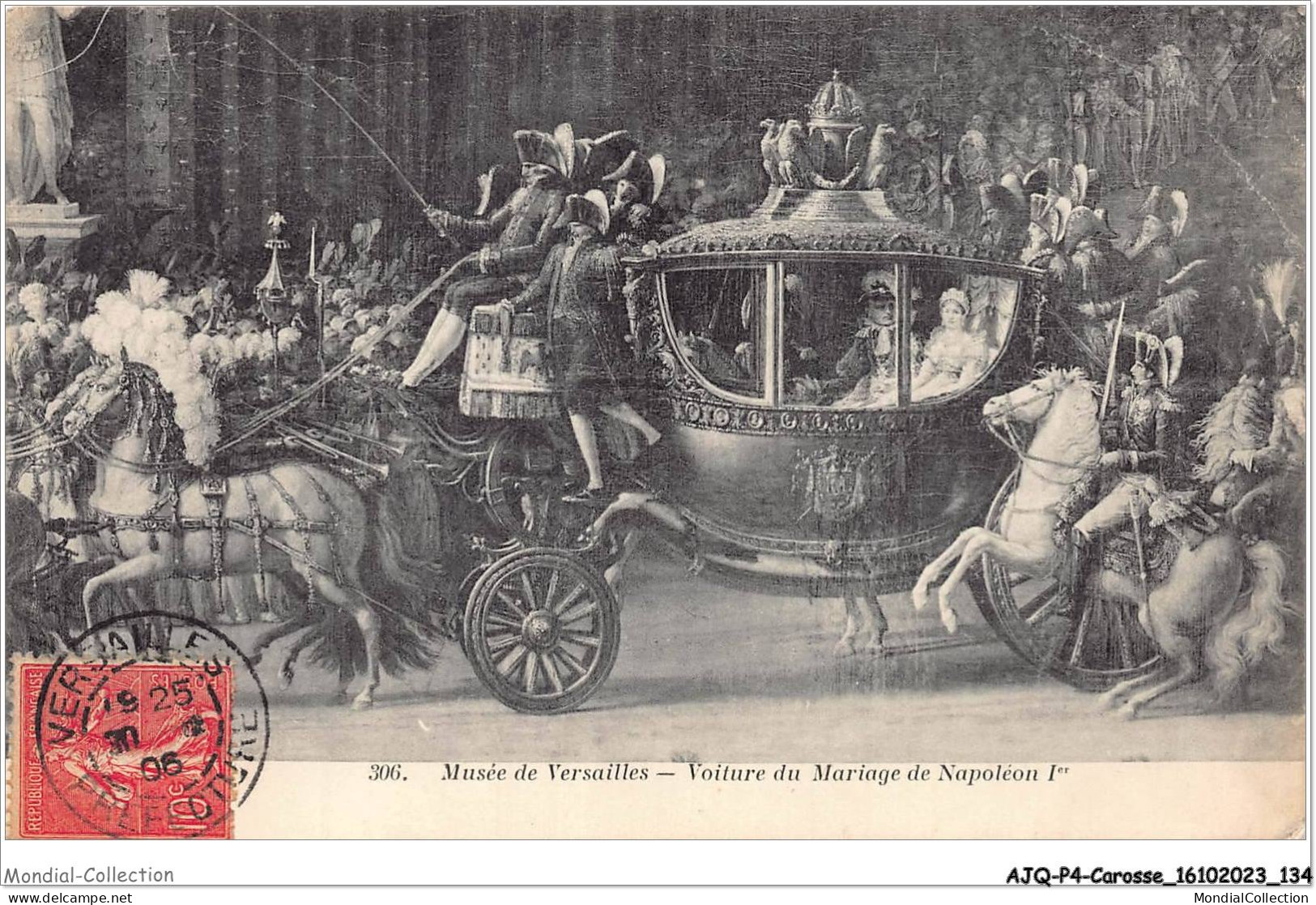 AJQP4-0427 - CAROSSE - MUSEE DE VERSAILLES - VOITURE DU MARIAGE DE NAPOLEON 1er  - Otros & Sin Clasificación