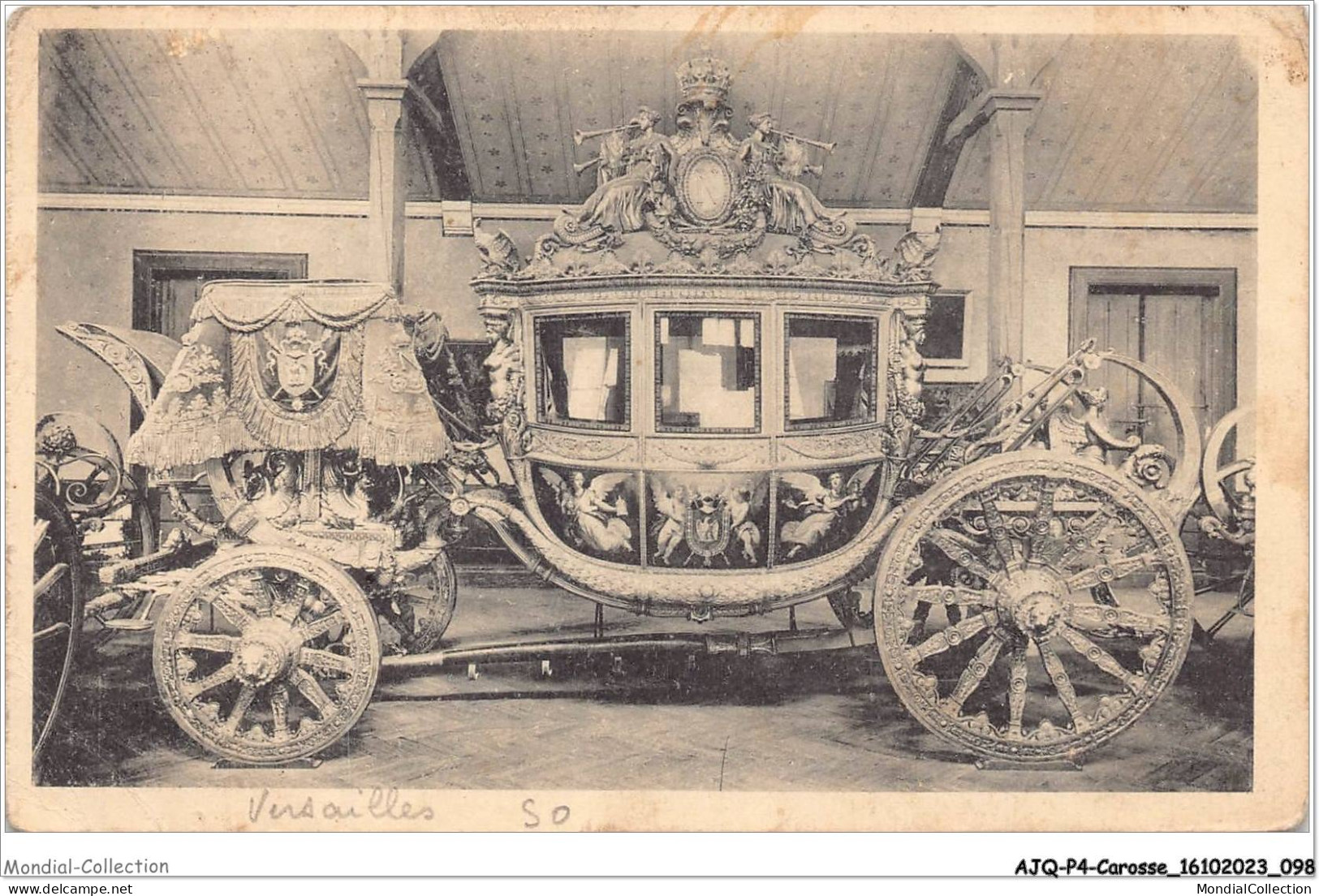 AJQP4-0409 - CAROSSE - MUSEE DES VOITURES - LA VOITURE DU SACRE  - Other & Unclassified