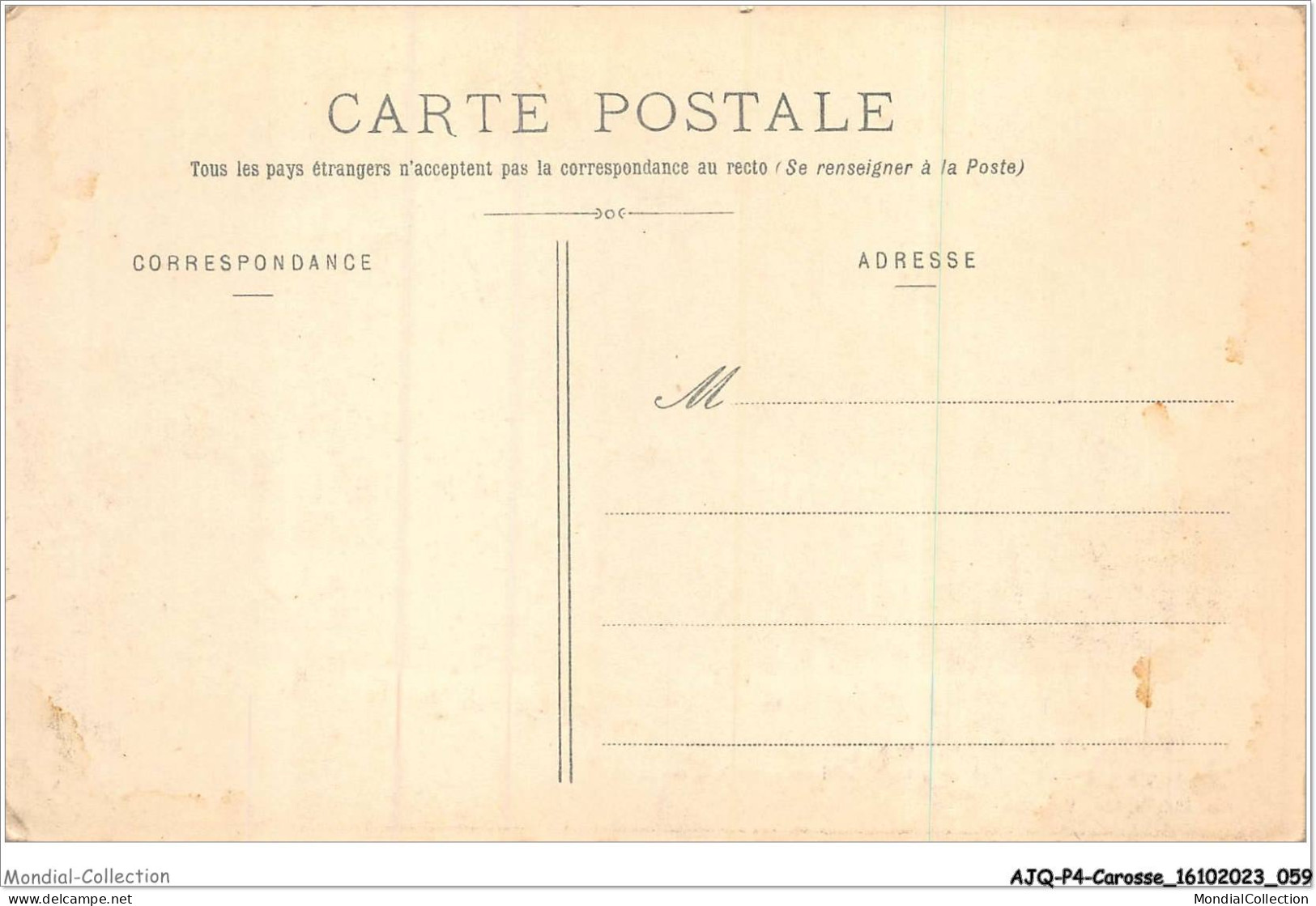 AJQP4-0389 - CAROSSE - VERSAILLES - MUSEE DES VOITURES  - Other & Unclassified