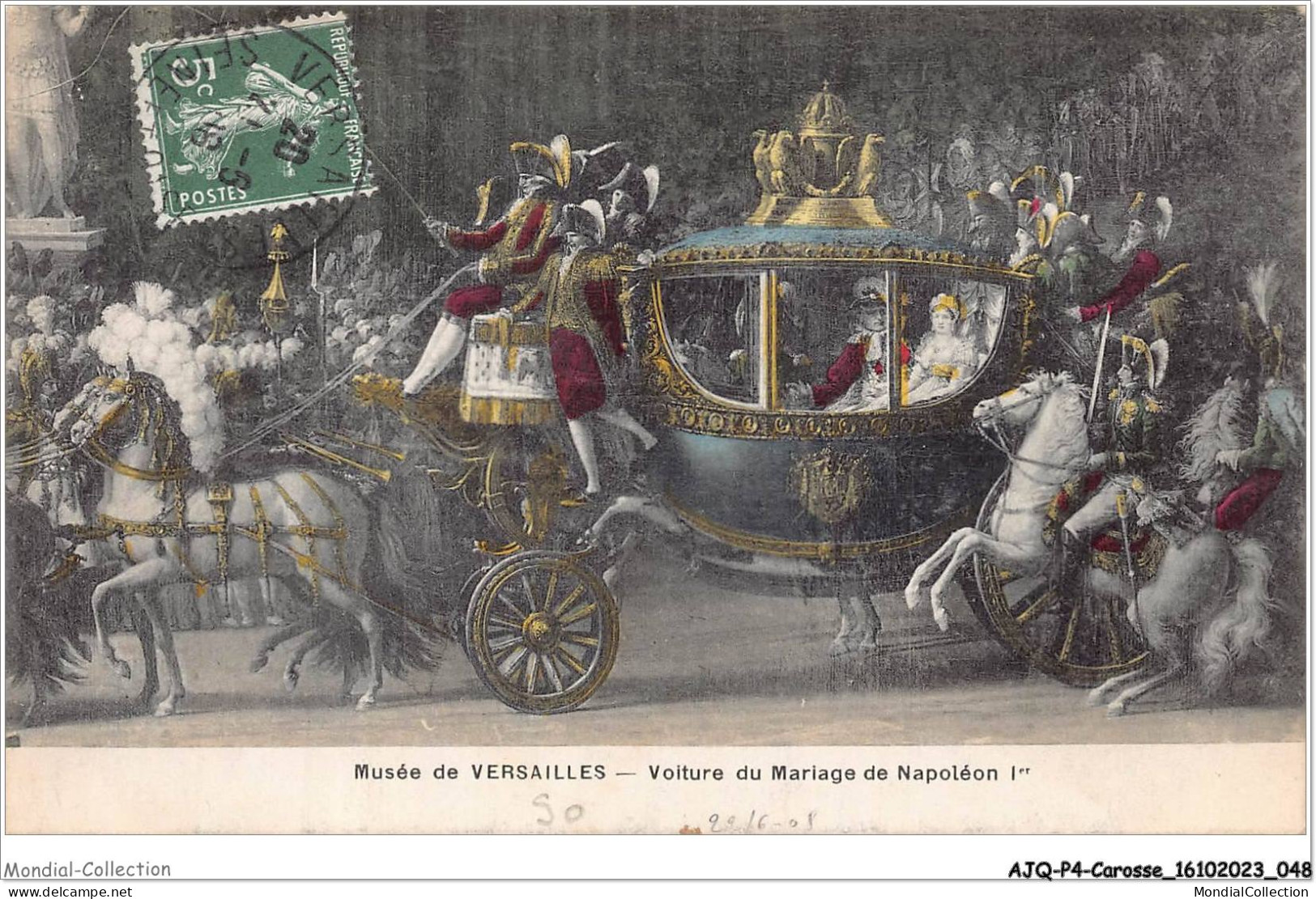 AJQP4-0384 - CAROSSE - MUSEE DE VERSAILLES - VOITURE DU MARIAGE DE NAPOLEON 1er  - Sonstige & Ohne Zuordnung