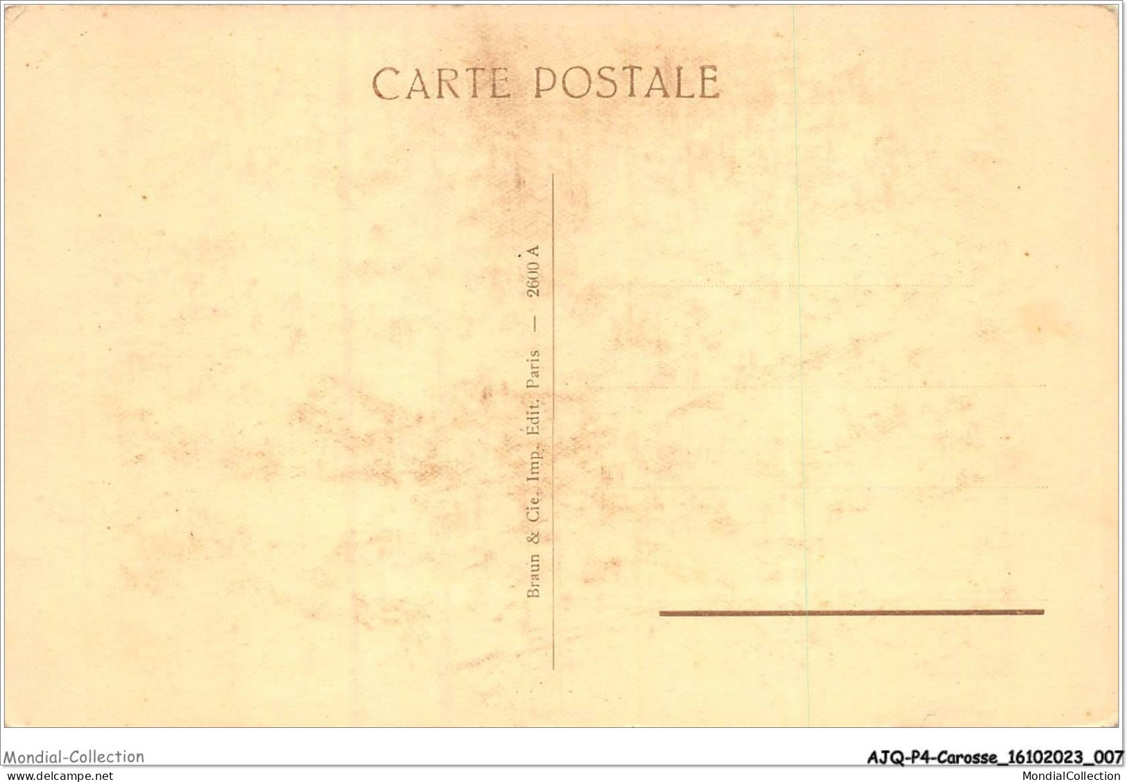 AJQP4-0363 - CAROSSE - CAROSSE DU SACRE DE CHARLES X  - Andere & Zonder Classificatie