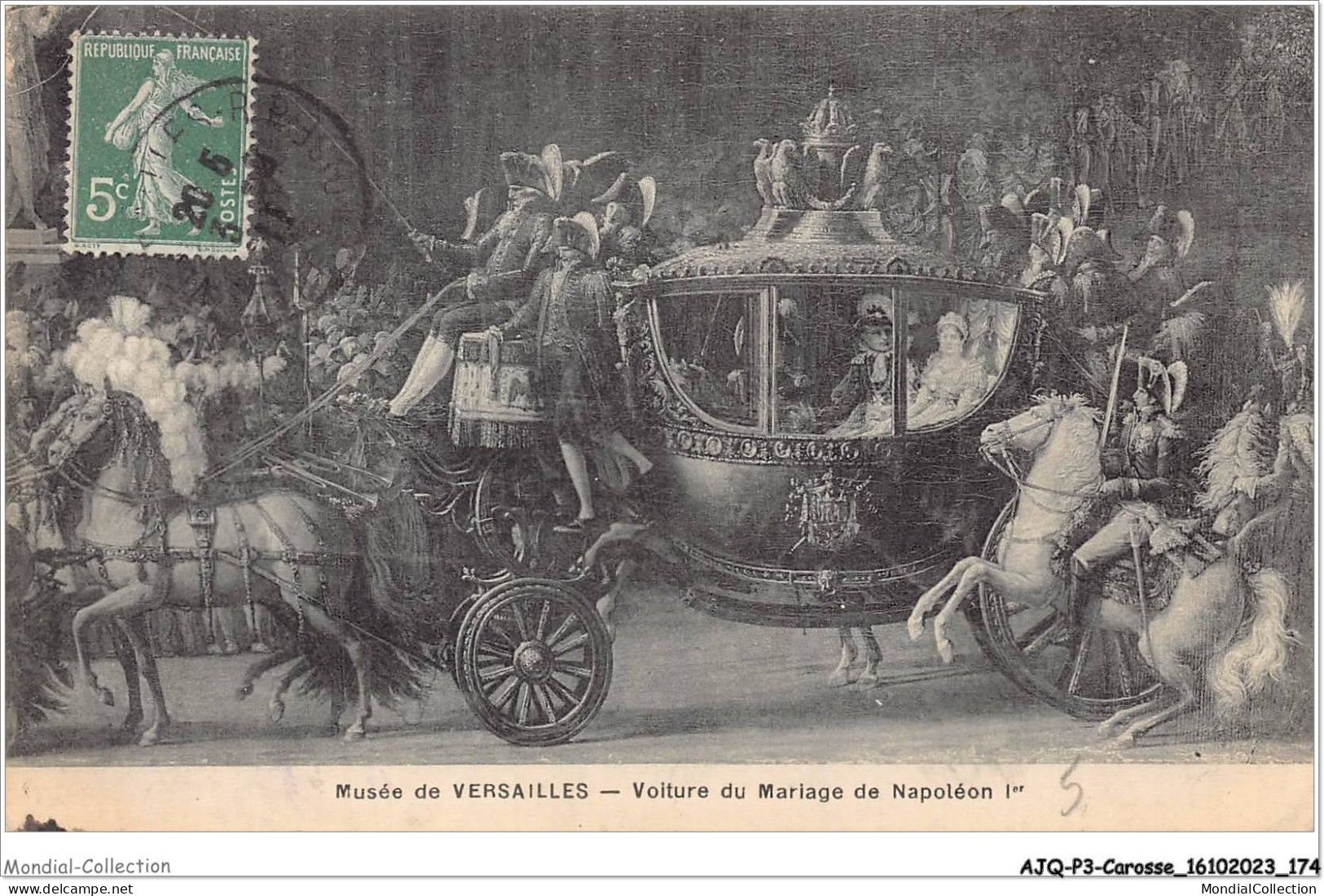 AJQP3-0358 - CAROSSE - MUSEE DE VERSAILLES - VOITURE DU MARIAGE DE NAPOLEON 1er  - Other & Unclassified