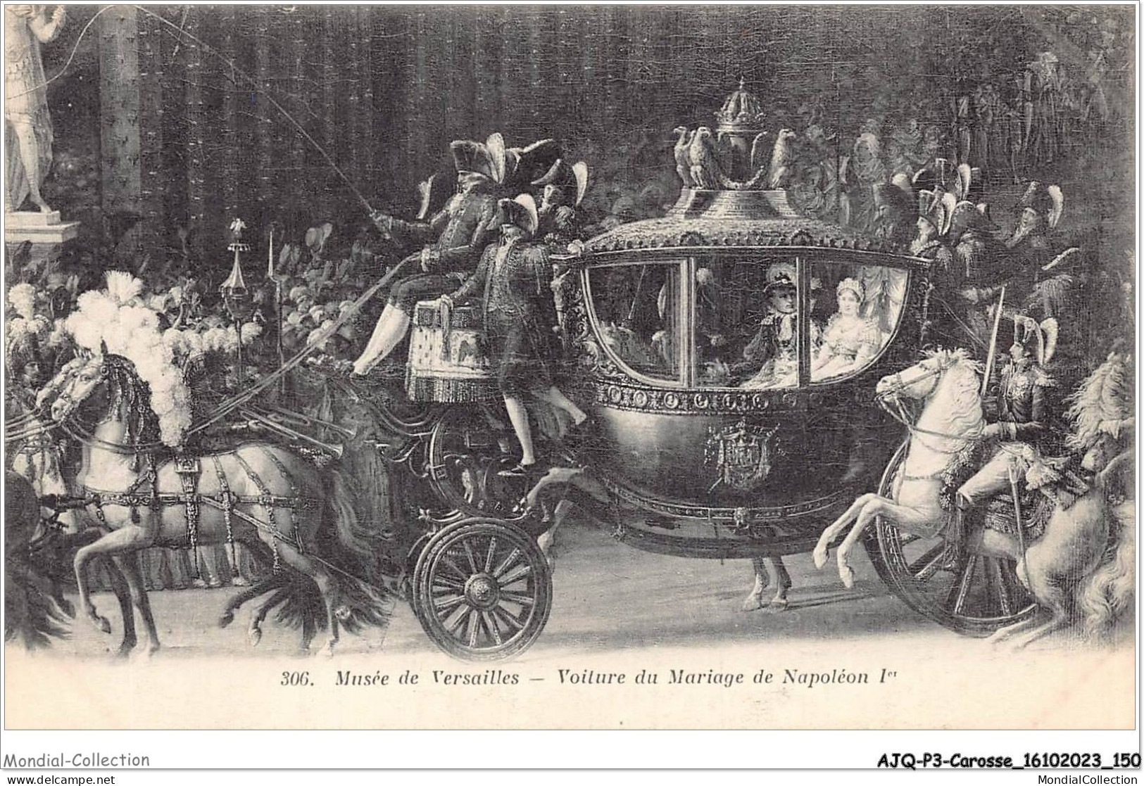 AJQP3-0346 - CAROSSE - MUSEE DE VERSAILLES - VOITURE DU MARIAGE DE NAPOLEON 1er  - Sonstige & Ohne Zuordnung