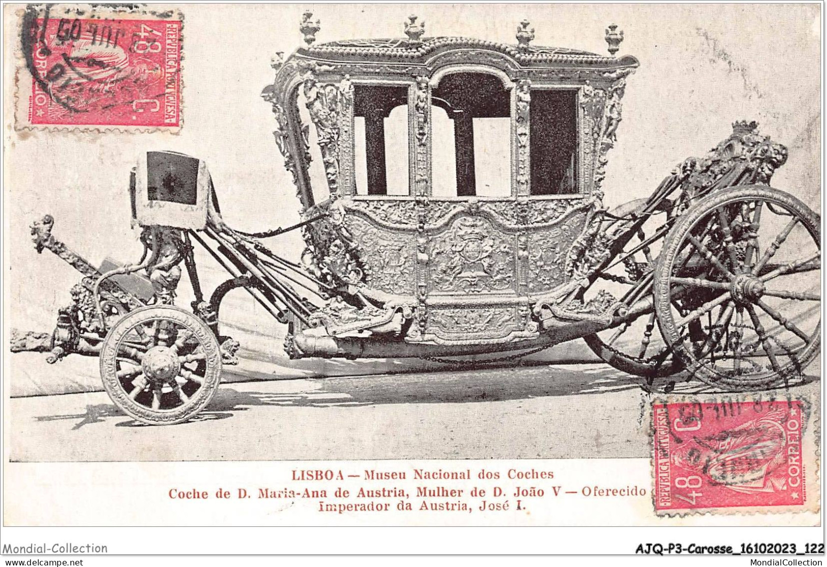 AJQP3-0332 - CAROSSE - LISBO A - MUSEU NACIONAL DOS COCHES  - Other & Unclassified