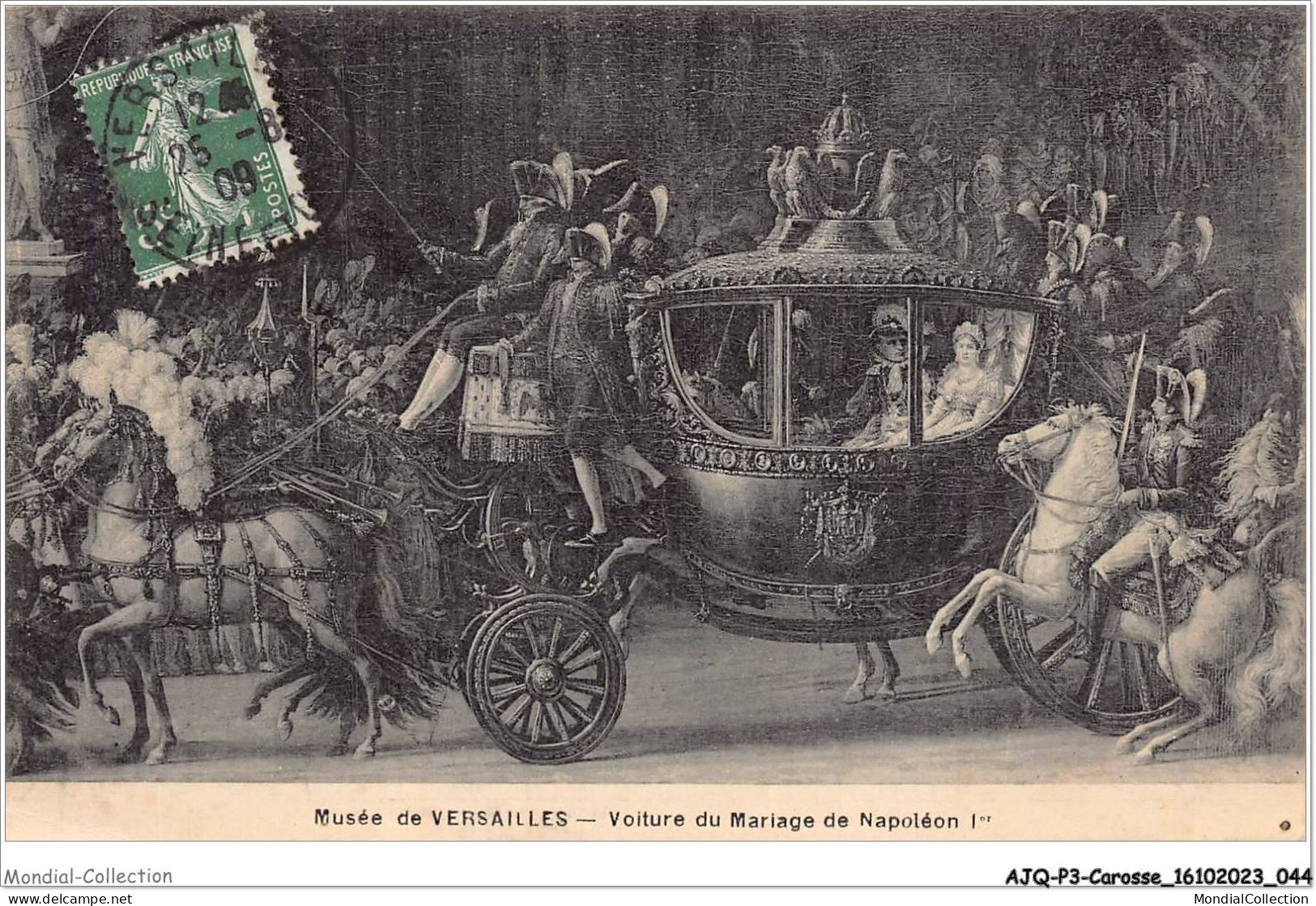 AJQP3-0293 - CAROSSE - MUSEE DE VERSAILLES - VOITURE DU MARIAGE DE NAPOLEON 1er  - Other & Unclassified