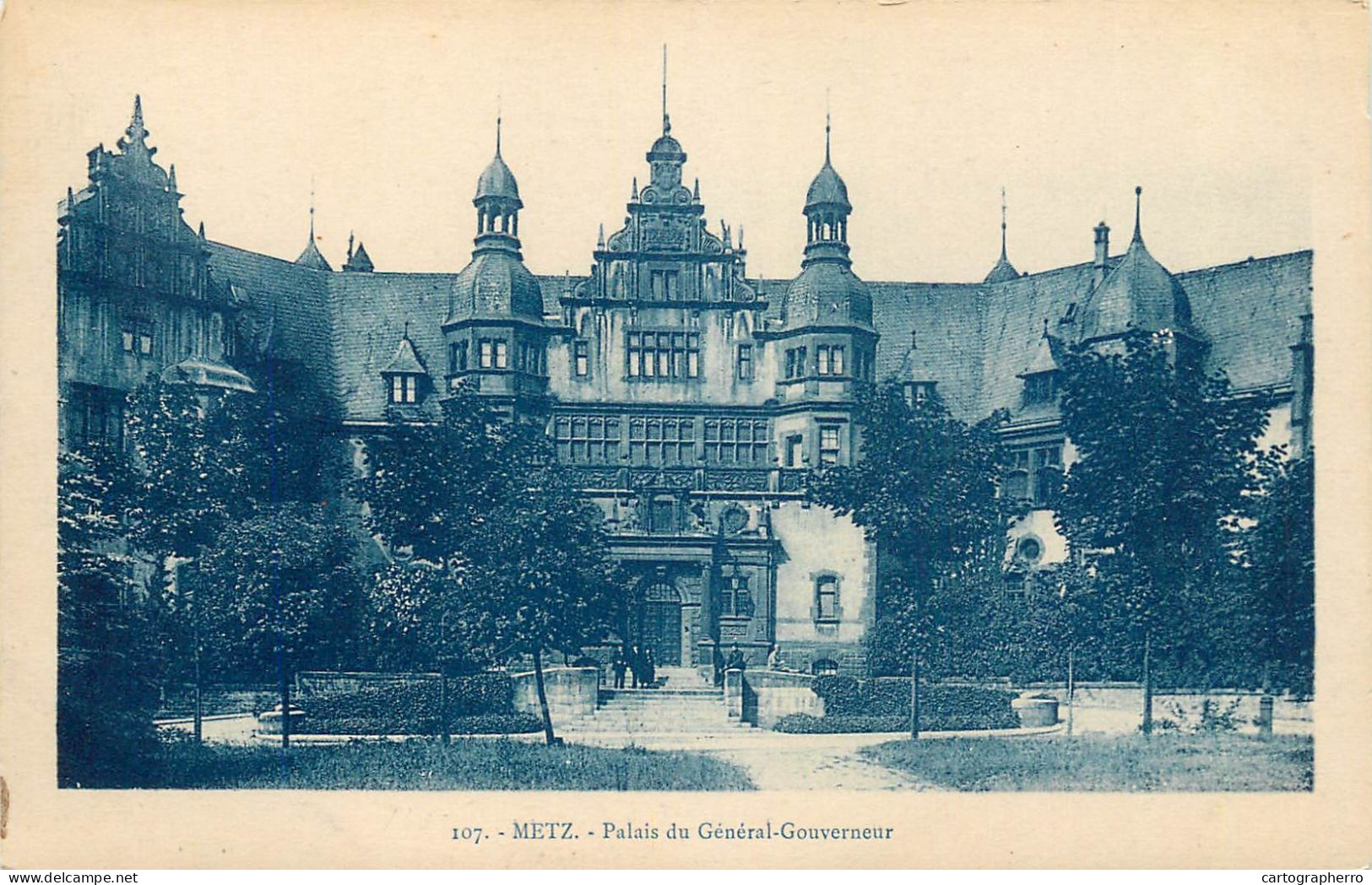 CPA France Metz Palais Du General Gouverneur - Metz