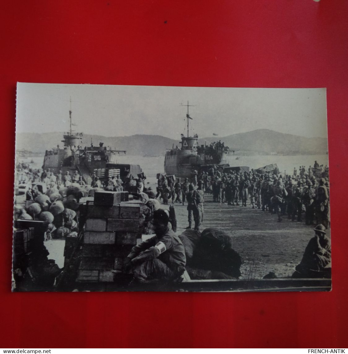 DE SIENNE A BELFORT 15 AOUT 1944 DEBARQUEMENT DES TROUPES FRANCAISES SUR LA PLAGE DE ST RAPHAEL - Sonstige & Ohne Zuordnung