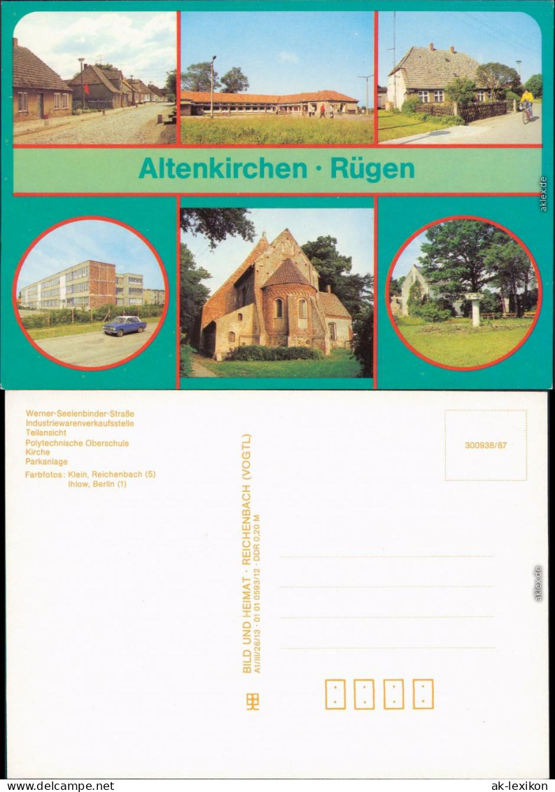 Altenkirchen (Rügen) Werner-Seelenbinder-Straße,    Oberschule 1986 - Autres & Non Classés