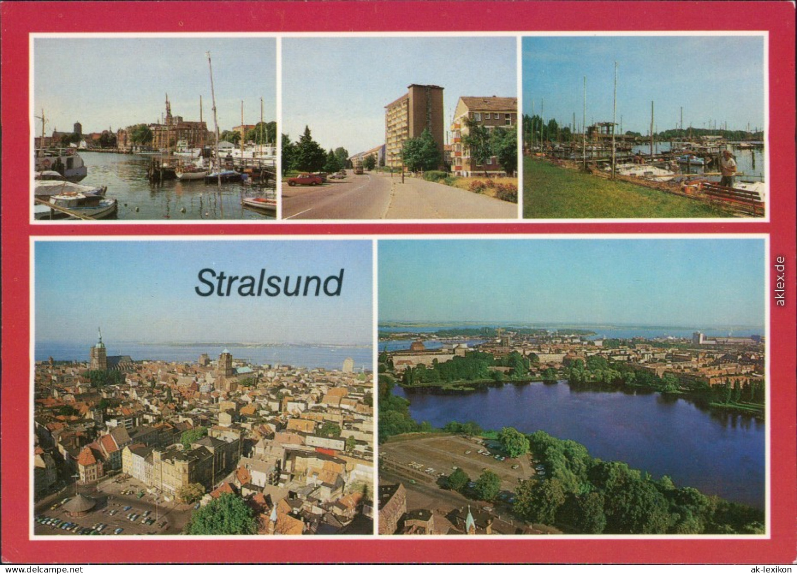 Stralsund Hafen, Heinrich-Heine-Ring, Seglerhafen Des VEB Volkswerft 1986 - Stralsund