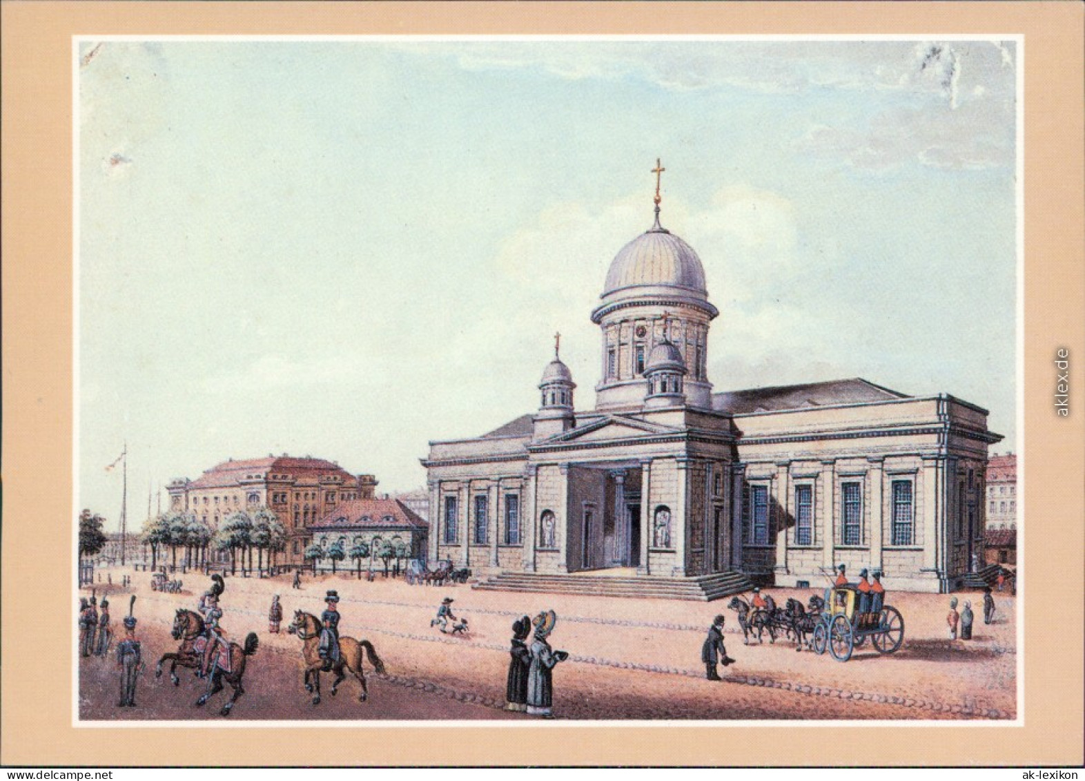 Mitte Berlin Berlin Um 1820 - Die Schloß Und Domkirche - Aquarell 1989 - Mitte