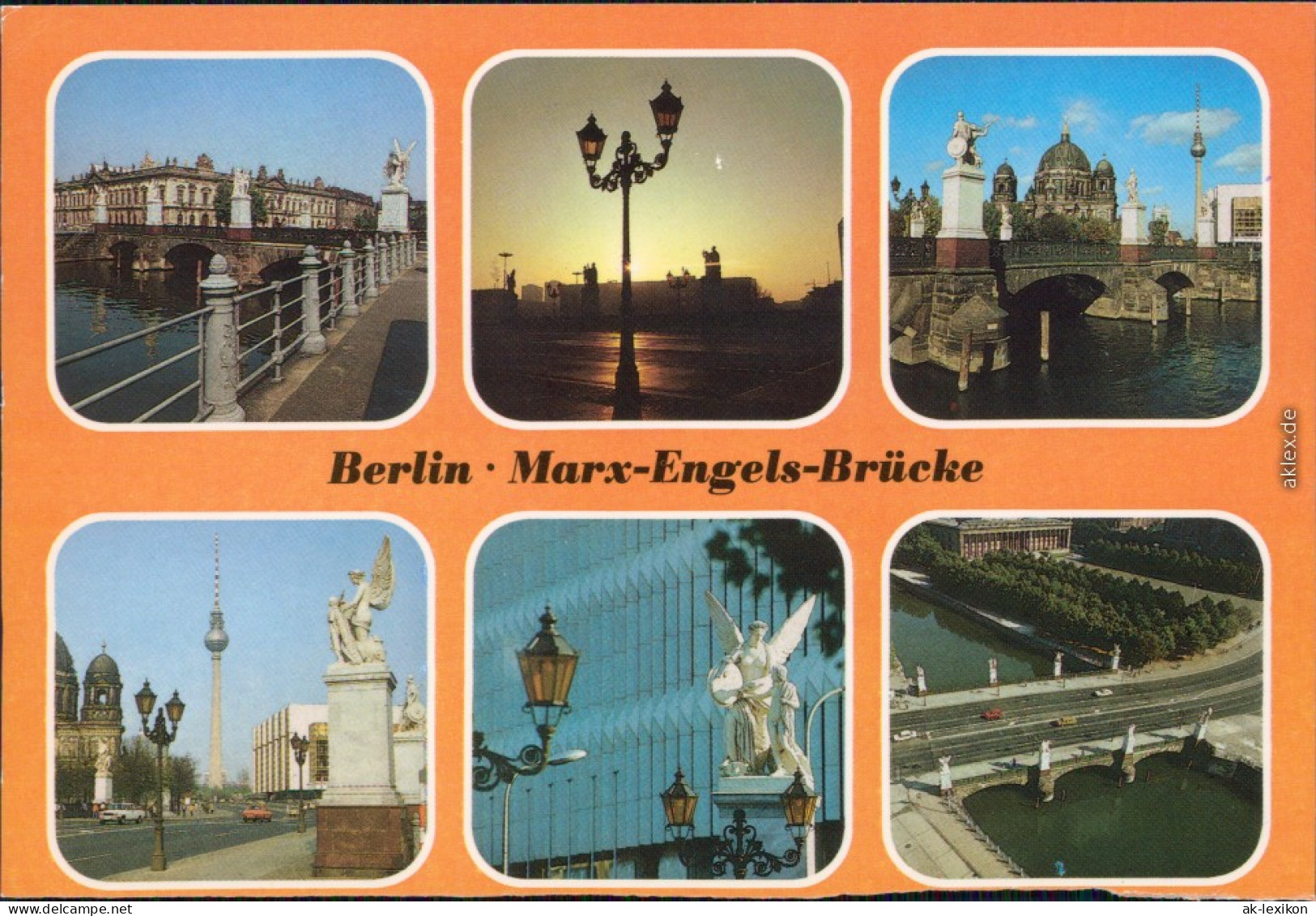 Mitte Berlin Verschieden Ansichten Der Schlossbürcke (Marx-Engels-Brücke ) 1987 - Mitte