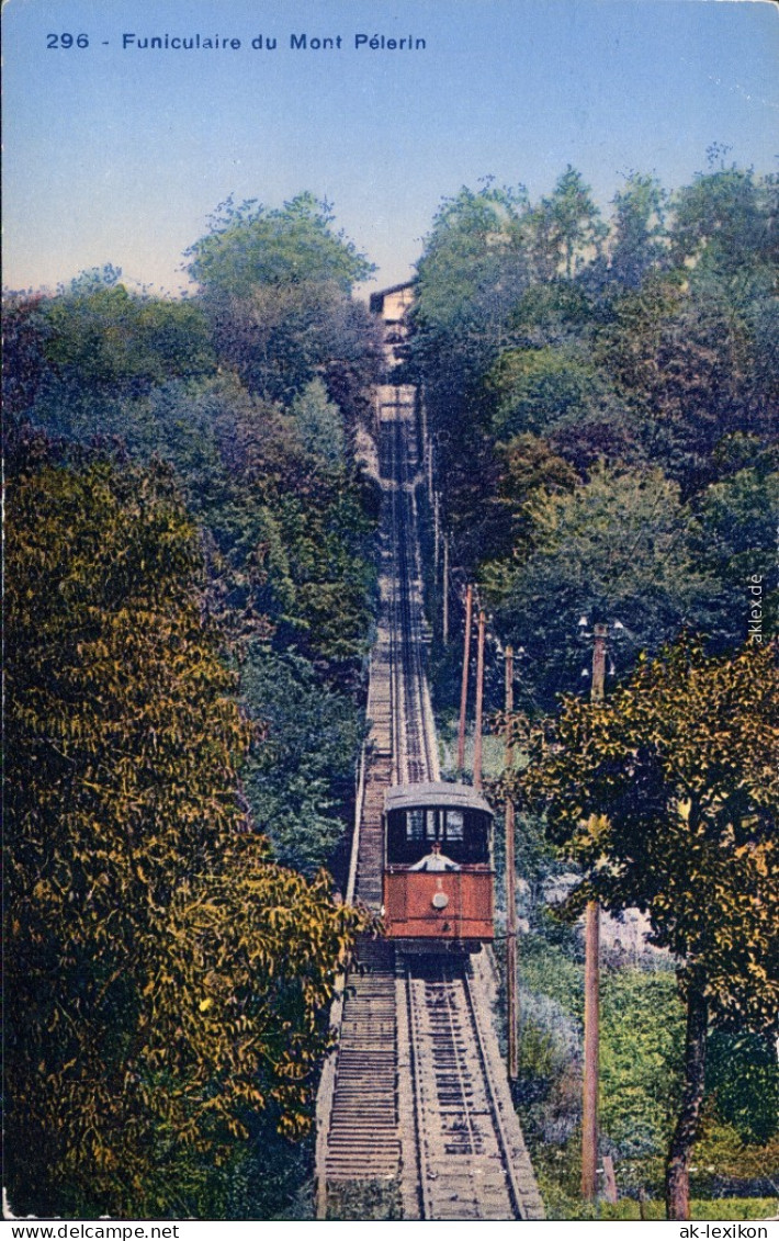 Chardonne Funiculaire Du Mont Pélerin Ansichtskarte CPA Kanton Waadt 
1914 - Other & Unclassified