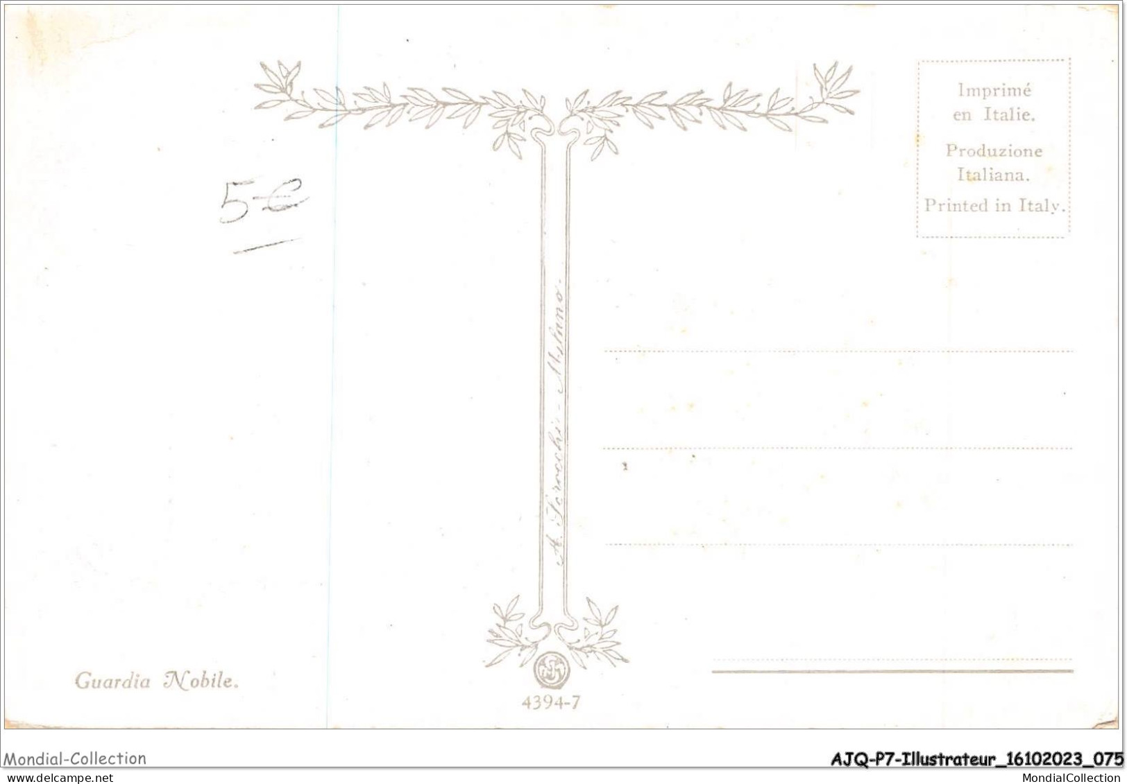 AJQP7-0661 - ILLUSTRATEUR - GUARDIA NOBILE  - Other & Unclassified